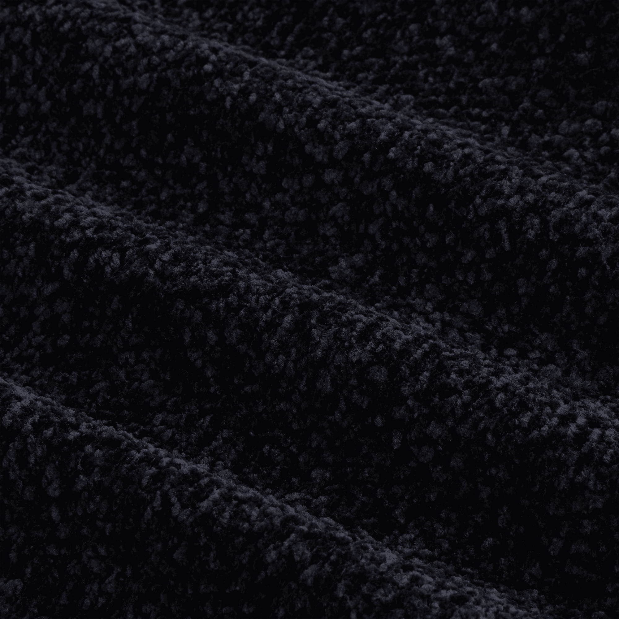 Kith Women Hunter II Chenille Punctuated Quarter Zip - Black — Image 3