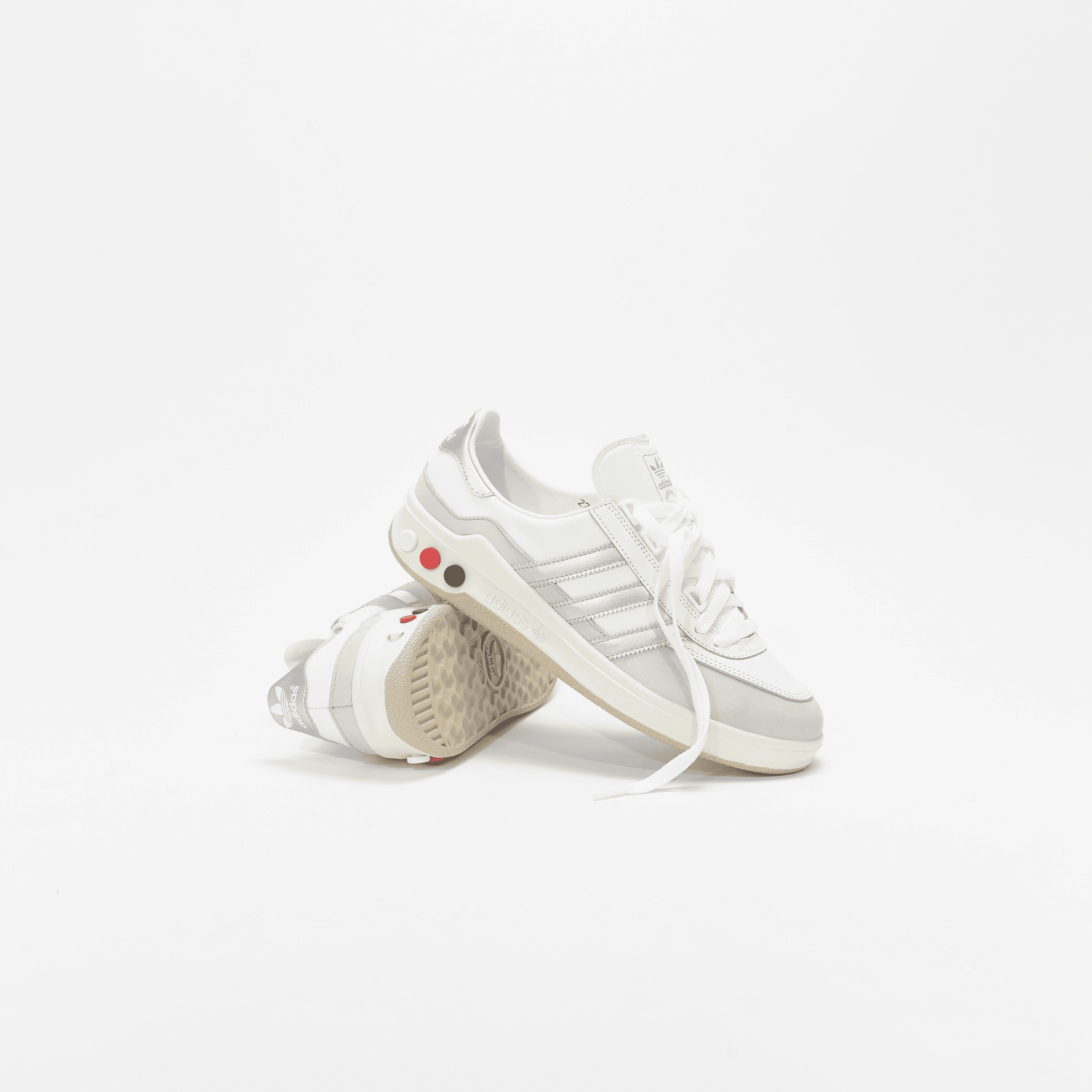adidas Consortium Galaxy SPZL - White / Silver — Image 4