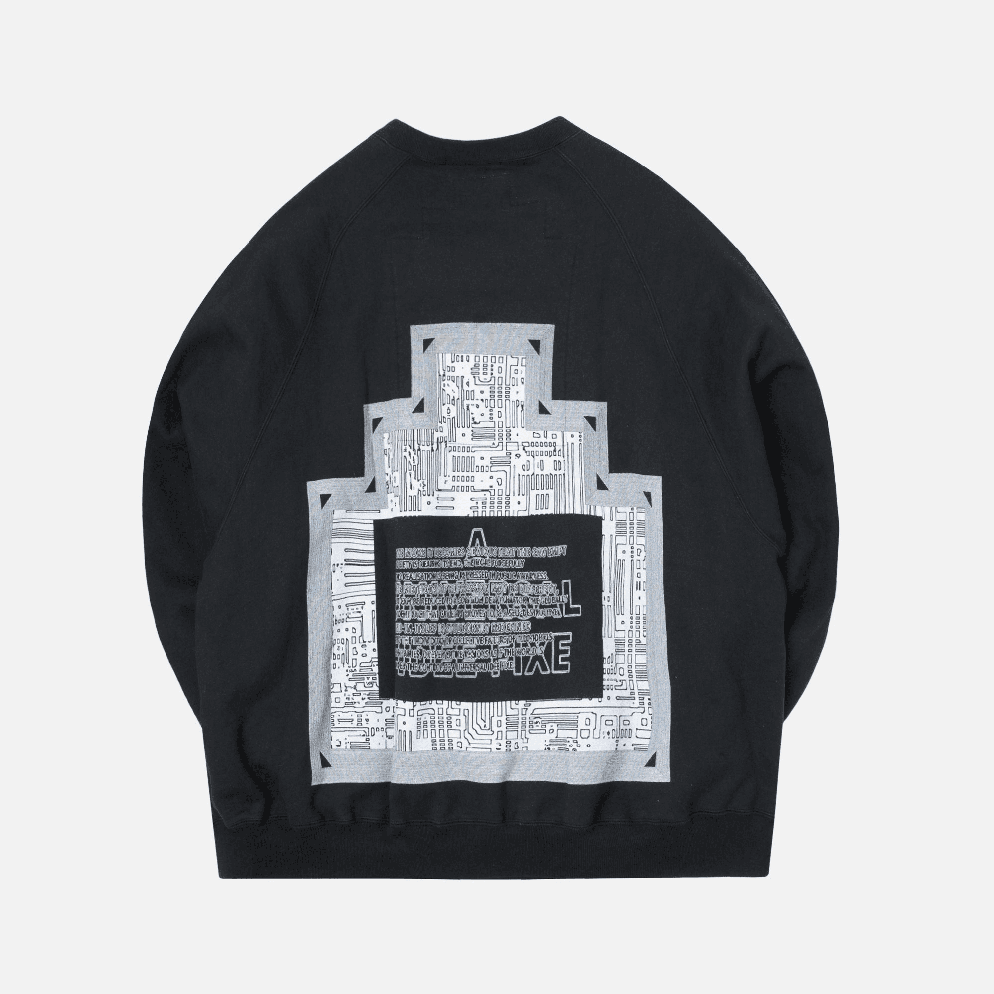 Cav Empt Idee Fixe Big Crewneck - Black — Image 2