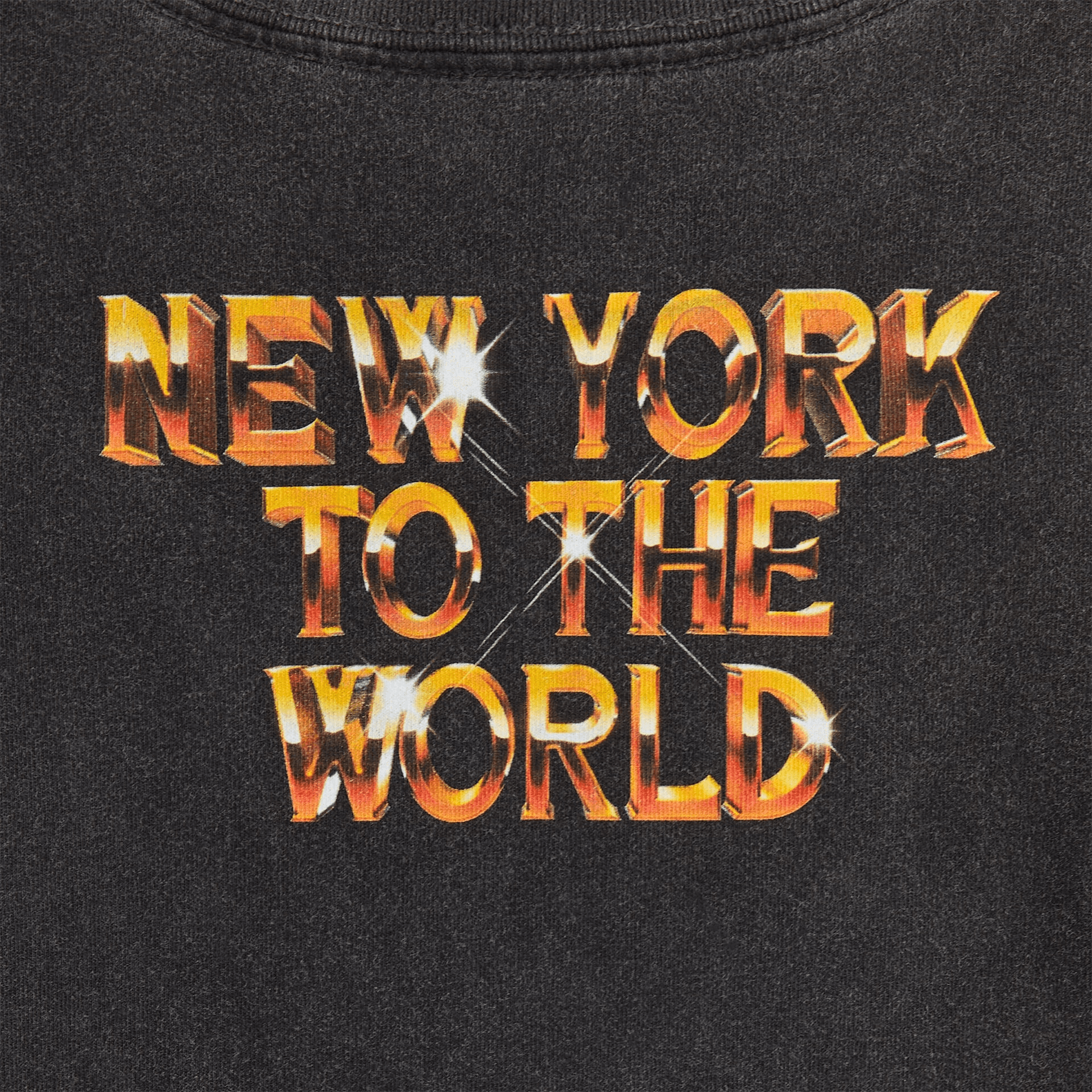 Kith Kids for the New York Knicks Gold Vintage Tee - Black — Image 6