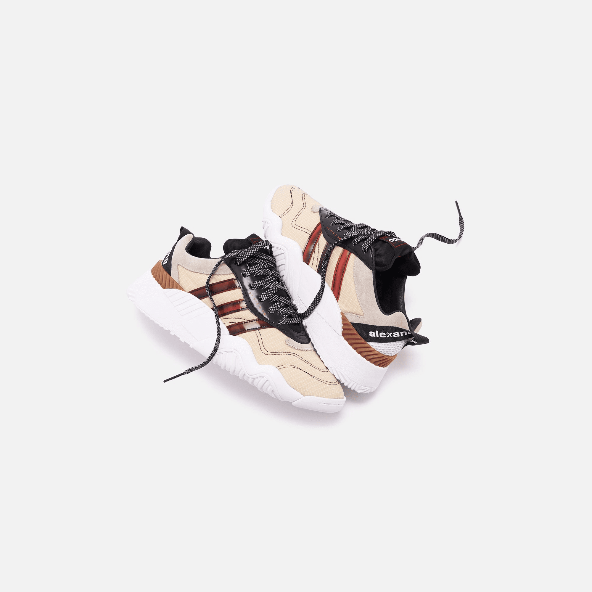 adidas by Alexander Wang Turnout Trainer - Core Black / Light Brown — Image 4