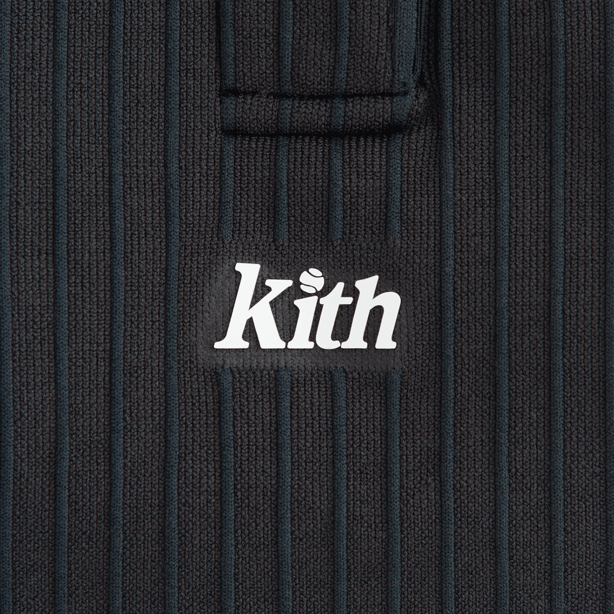 Kith Women for Wilson Classic Cropped Polo - Black — Image 3