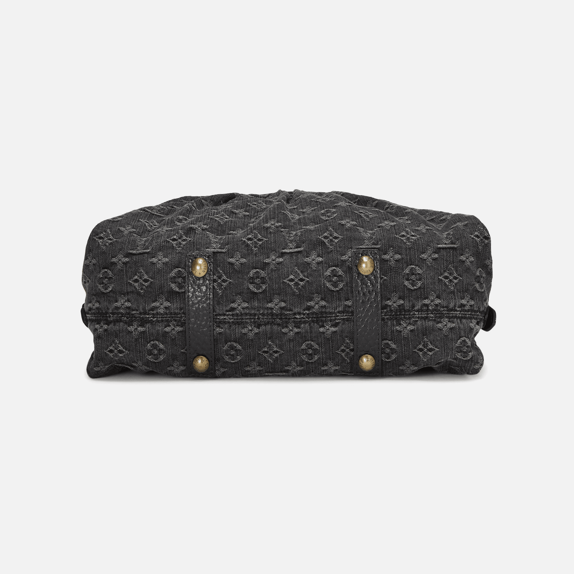 WGACA Louis Vuitton Denim Neocabby MM - Black — Image 4