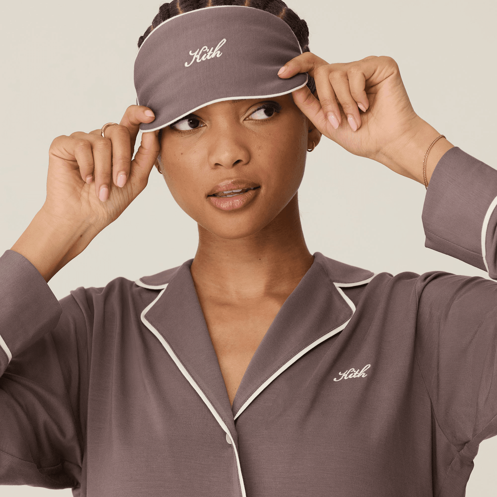 Kith Women Pajama Set - Aubergine — Image 3