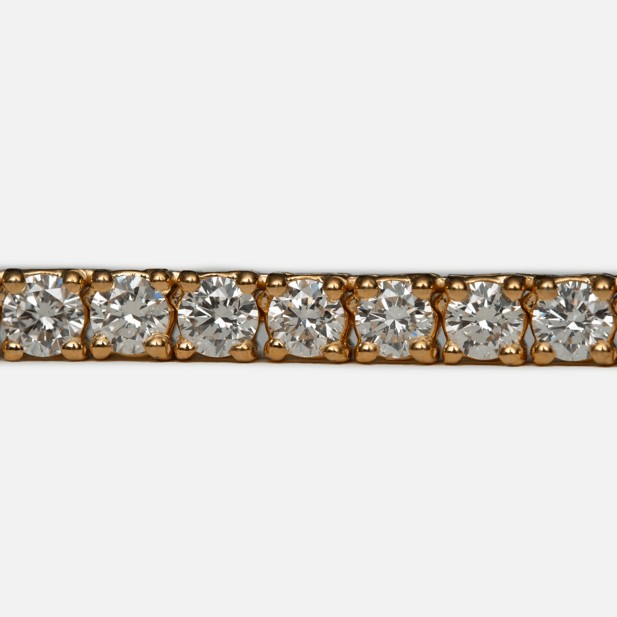 Greg Yuna Tennis Chain 20" Necklace - Yellow Gold — Image 3