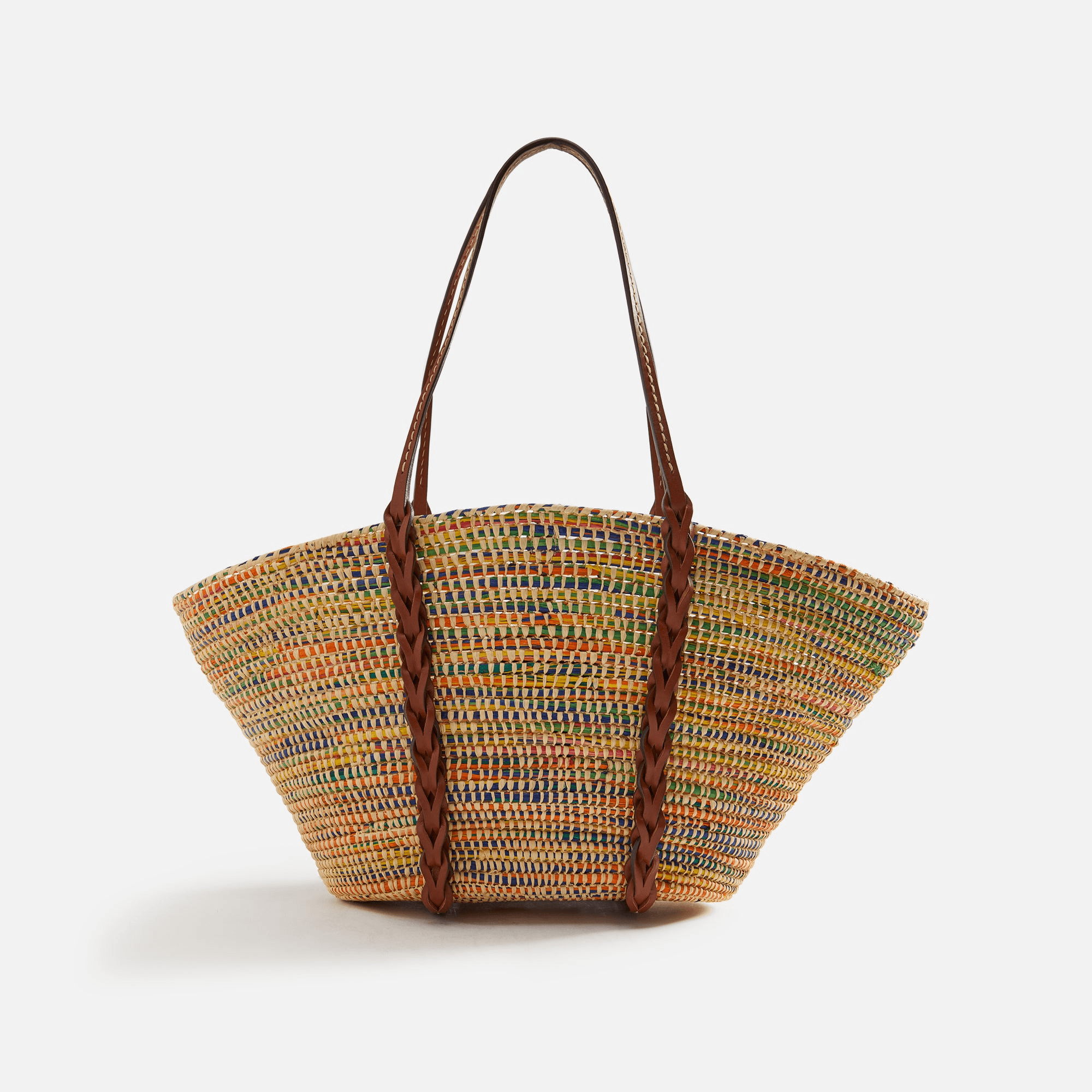 WGACA Prada Raffia Tote - Multi — Image 2