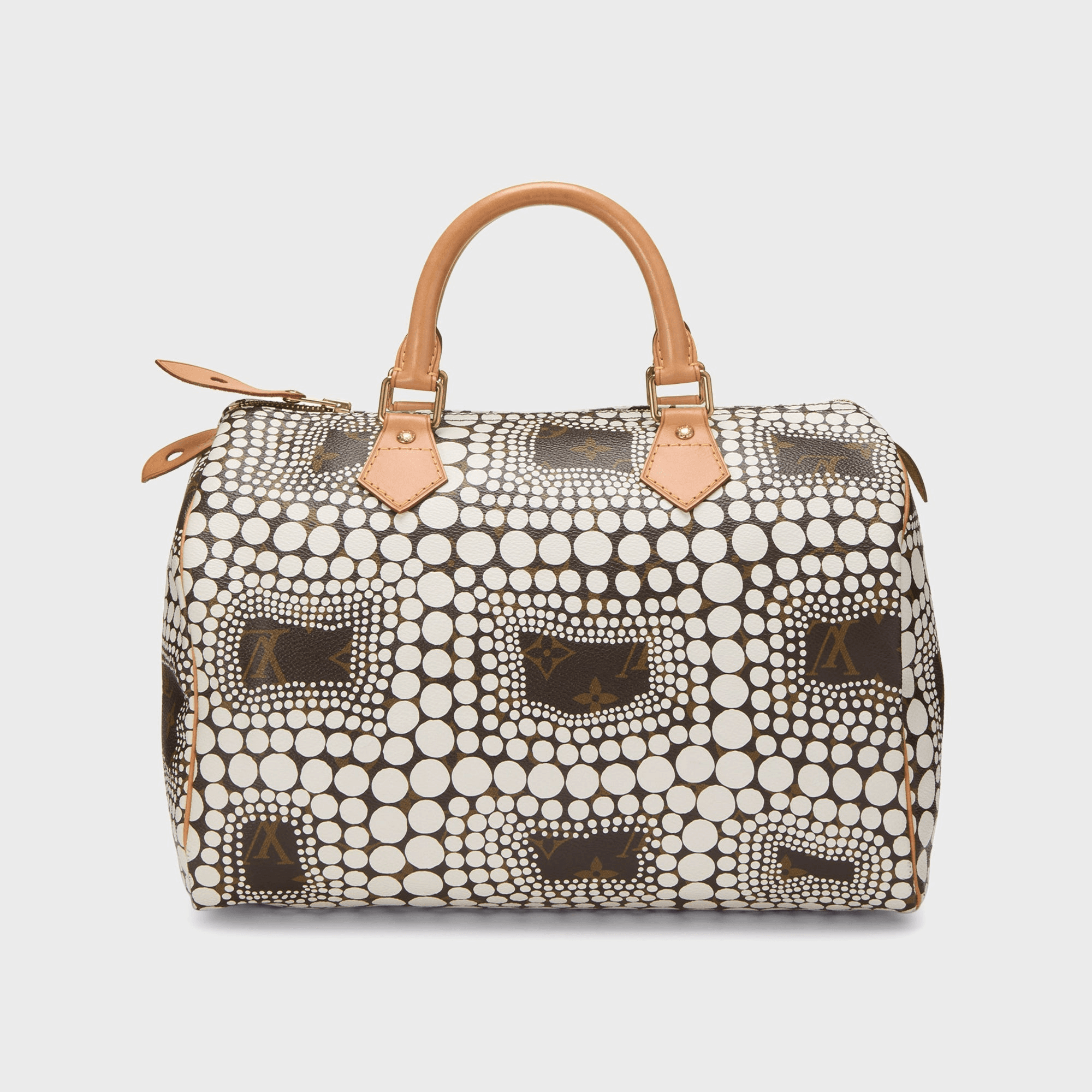 WGACA Louis Vuitton x Yayoi Kusama White Monogram Dots Infinity Speedy 30 - White — Image 2