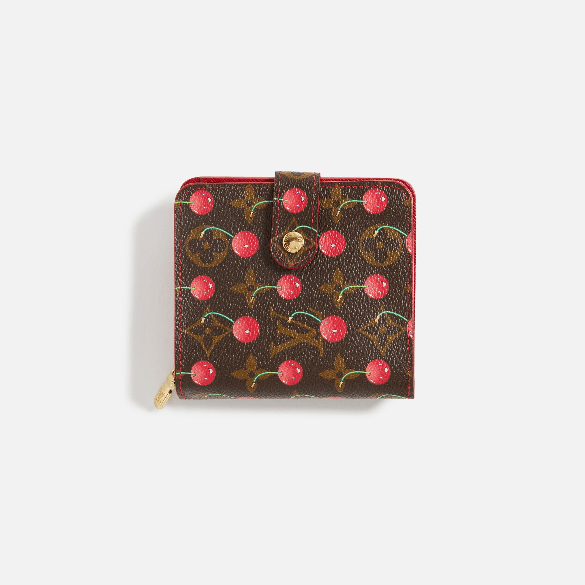 WGACA Louis Vuitton Murakami Cherry Zippy - Brown