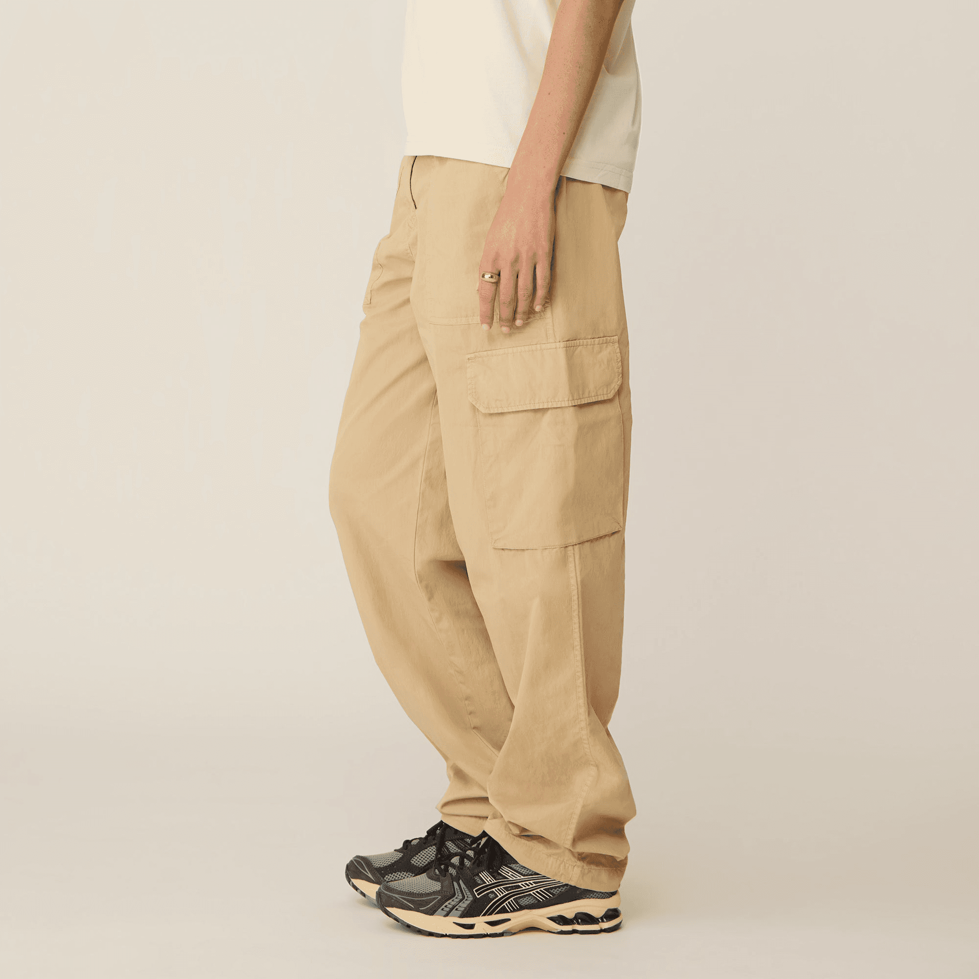 Kith Women Evans Cotton Nylon Utility Pant - Canvas — Image 4