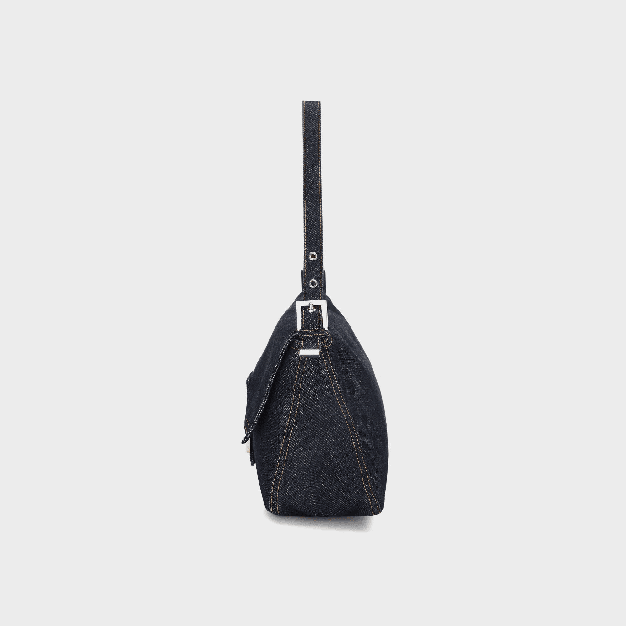 WGACA Fendi Denim Mama Baguette - Blue — Image 5