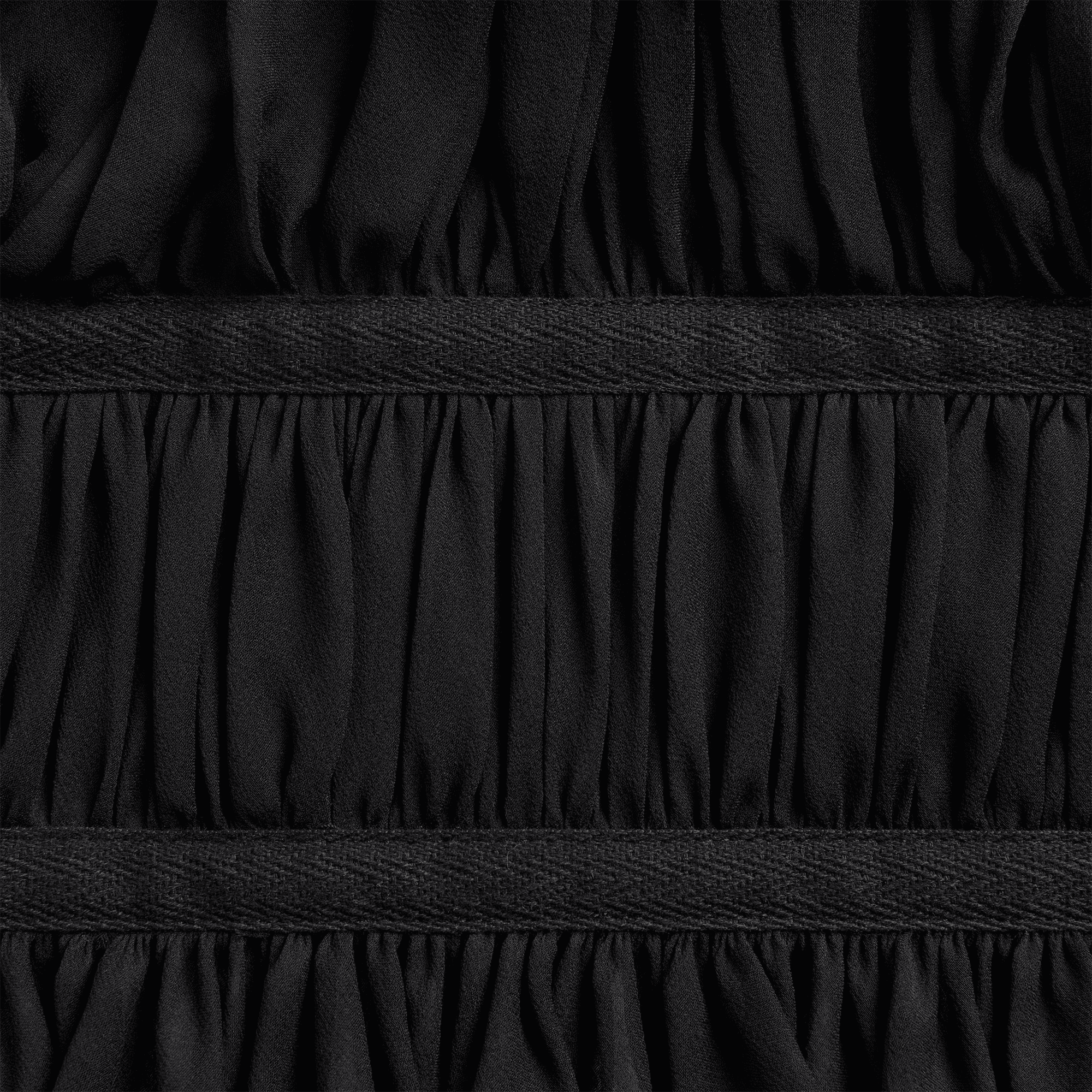 Tae Park Chiffon Wrap Top - Black — Image 2