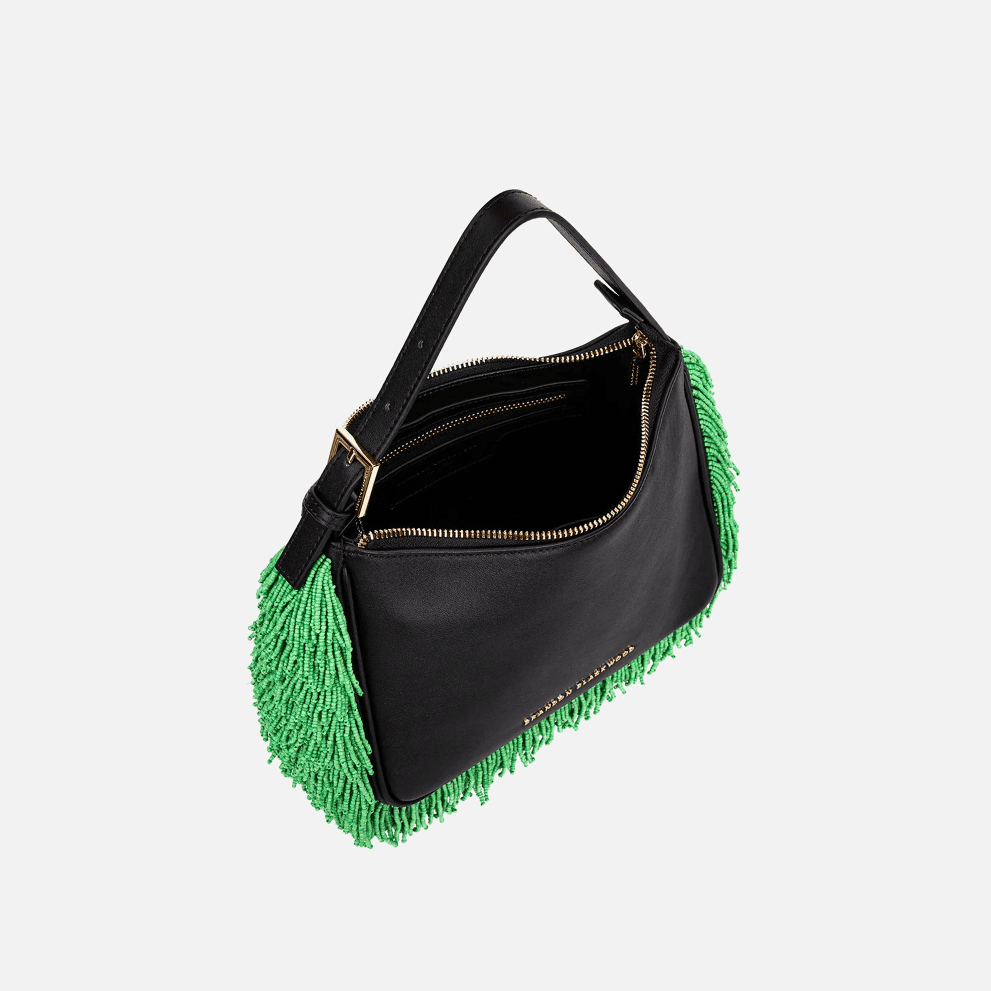 Brandon Blackwood Beaded Cortni Bag - Black Green — Image 2