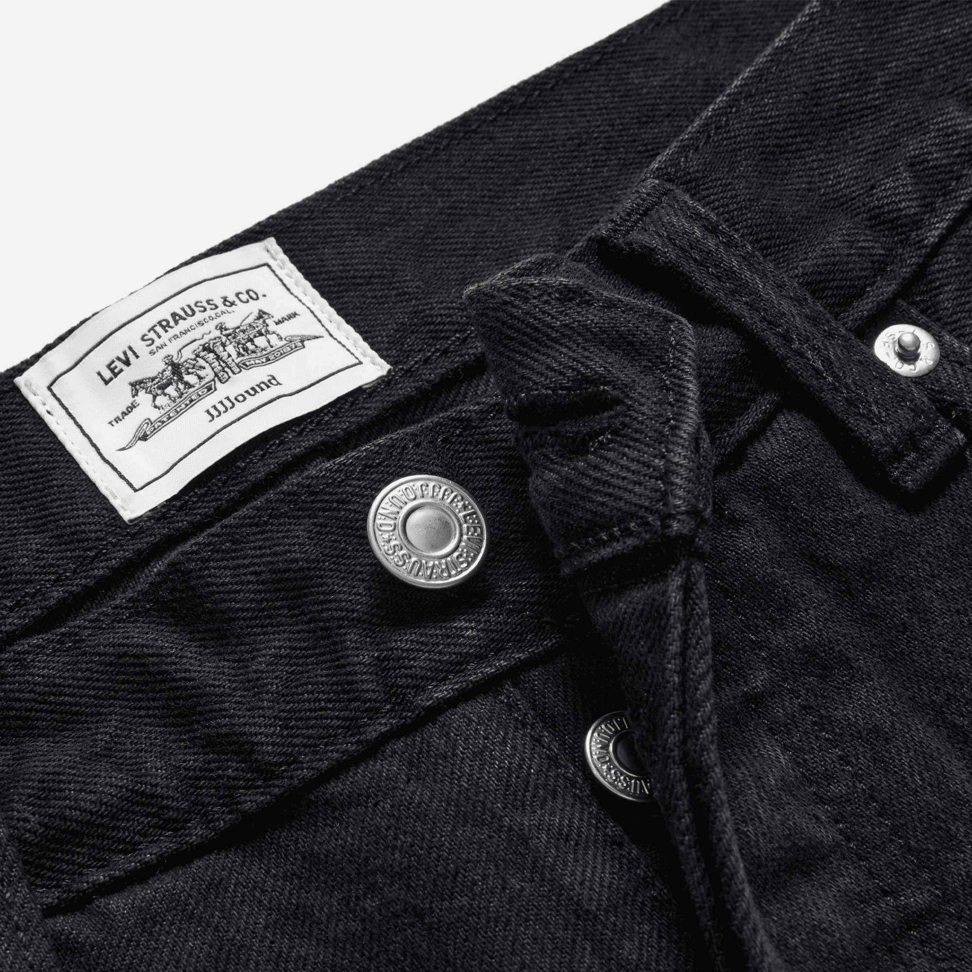 Levi's x JJJJound 501 '93 Jean - Black Overdye — Image 5