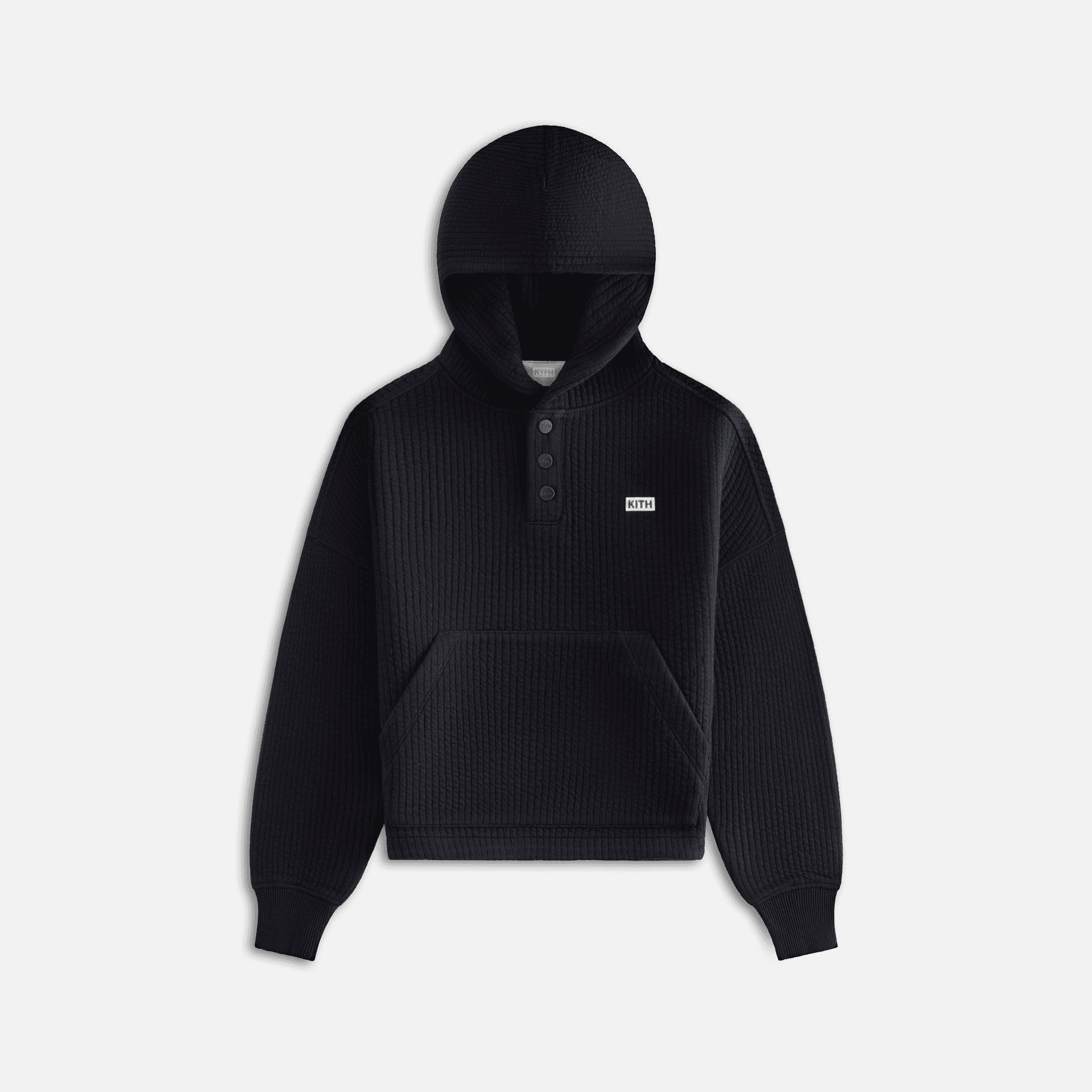 Kith Kids Quilted Harrison Hoodie - Black — Image 5
