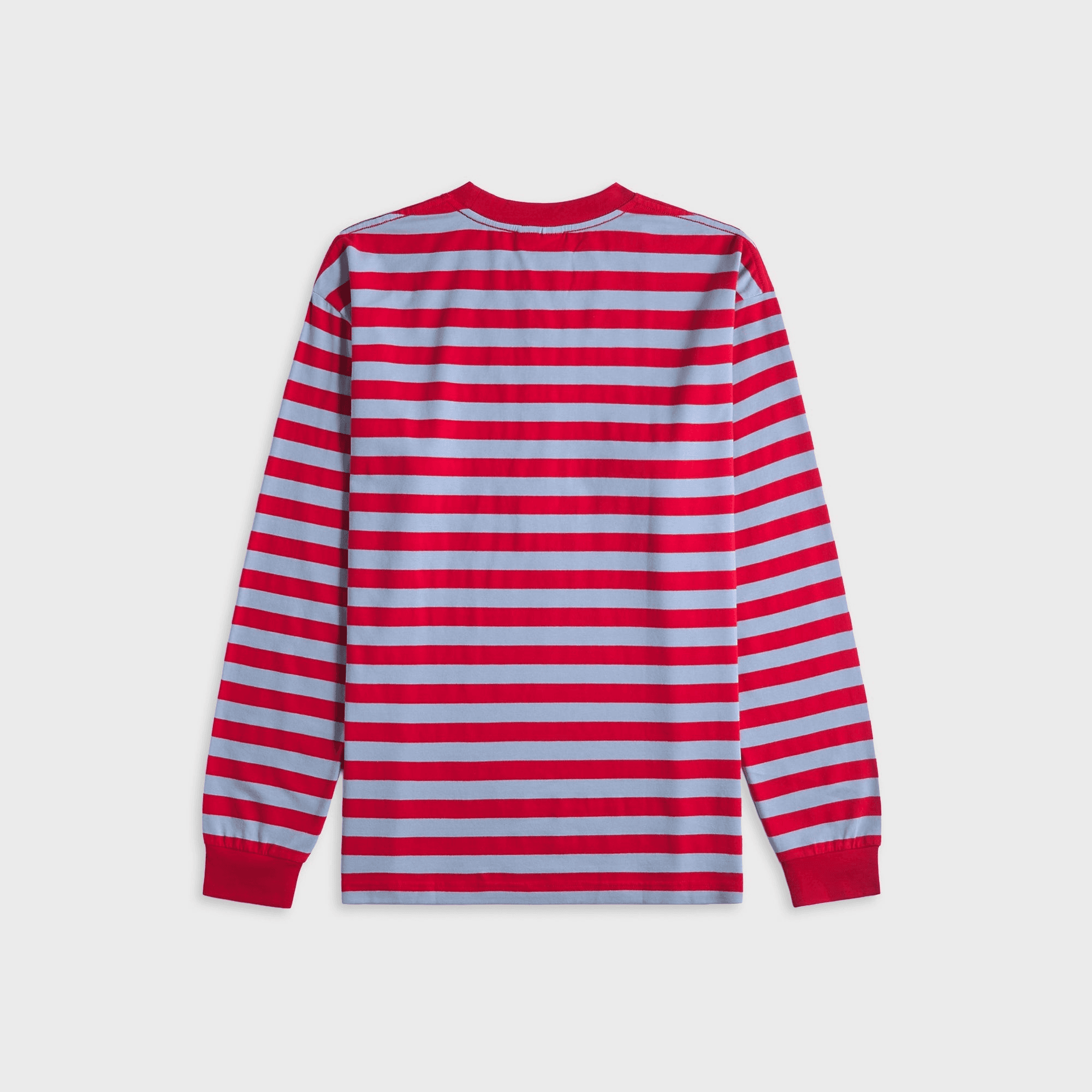 Metalwood Bulge Logo Long Sleeve Tee - Red / Purple — Image 3
