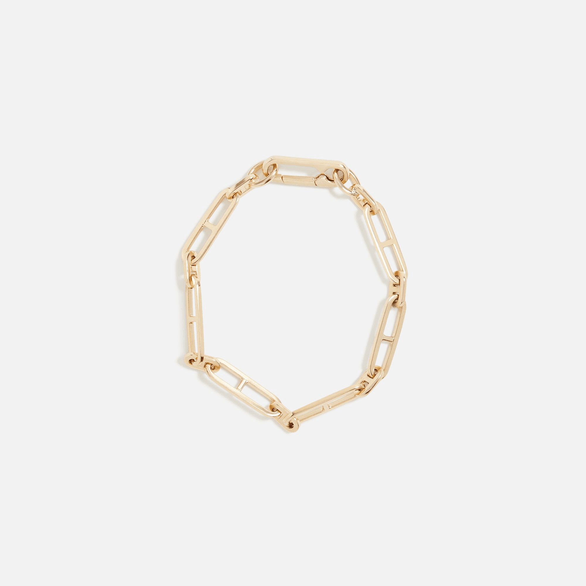 Her Children U Shape Link Bracelet 1+1 - Yellow Gold