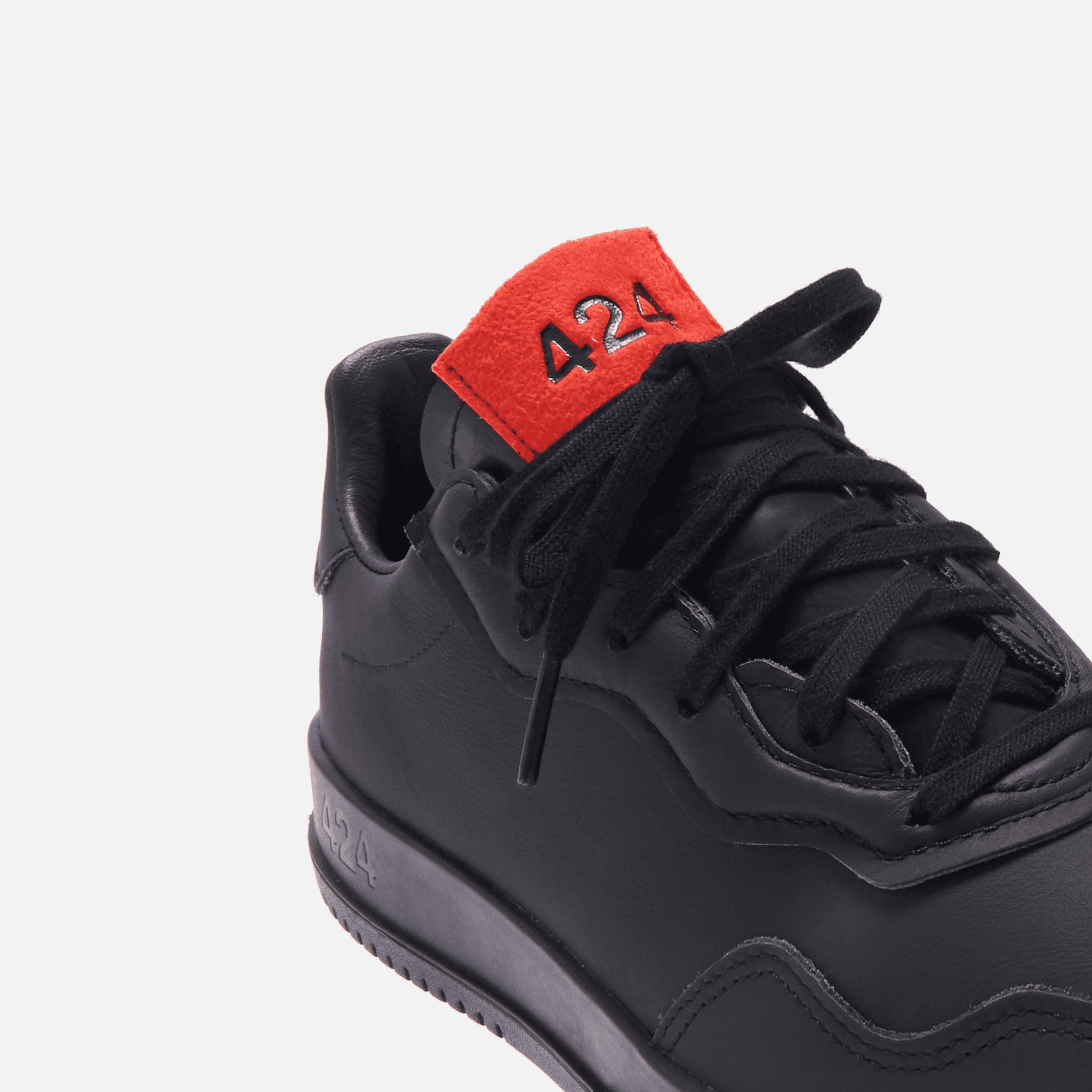 adidas Consortium x 424 SC Premiere - Black / Scarlet — Image 2
