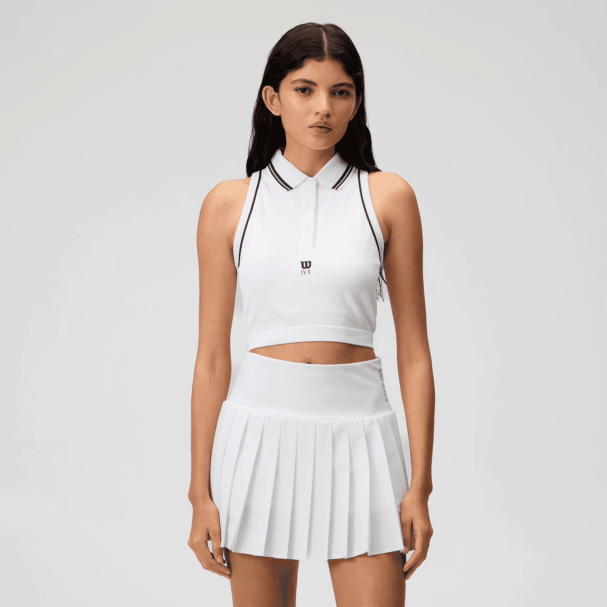 Kith Ivy for Wilson Women's Seamless Polo - White — Image 4