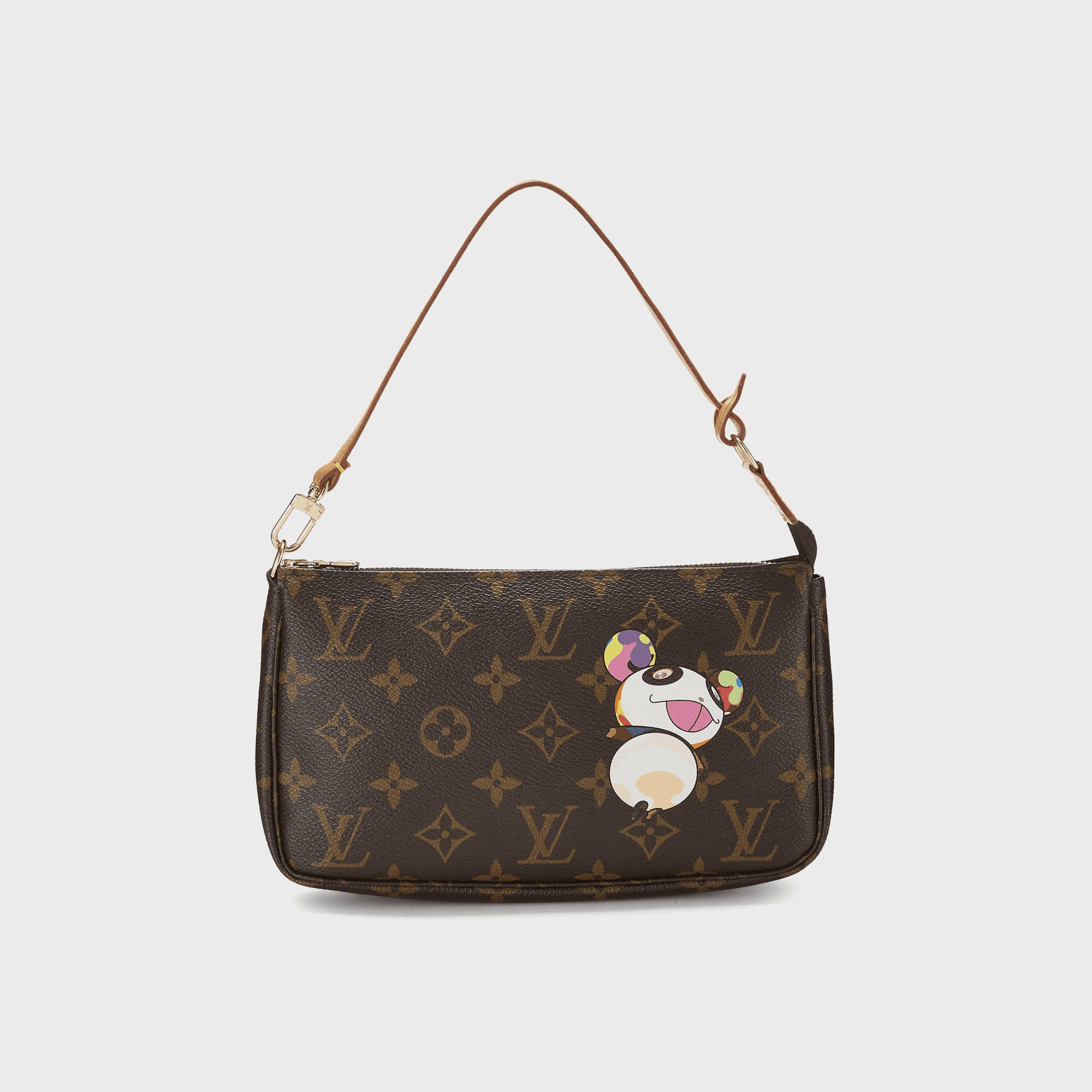 WGACA Louis Vuitton Murakami Panda Pochette Accessories V2 - Brown