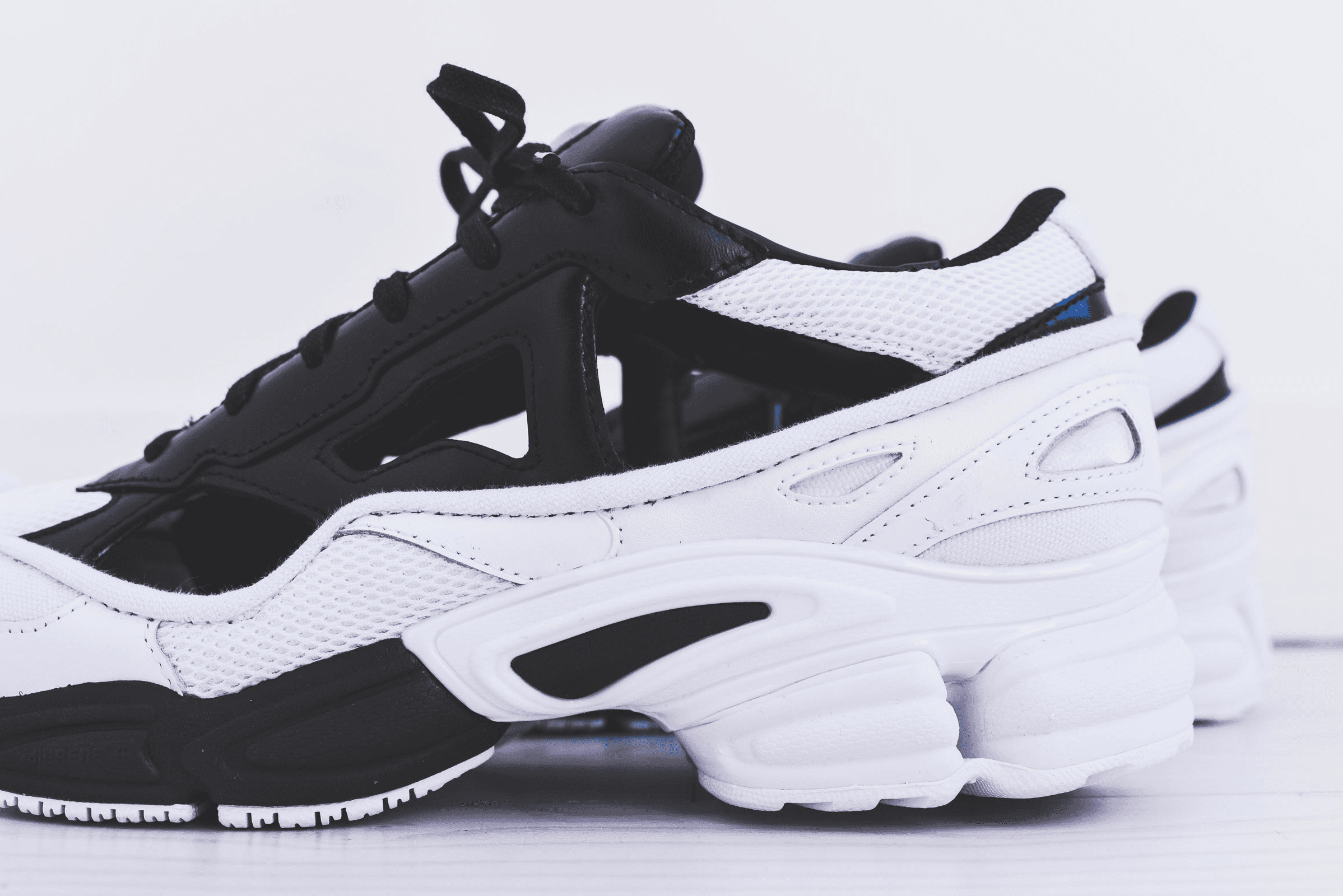 adidas by Raf Simons Replicant Ozweego - Black / Cream — Image 2