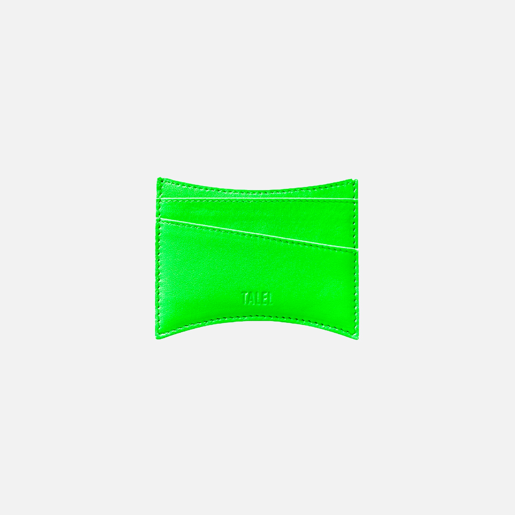 Talel Card Holder - Neon Green - Image 1