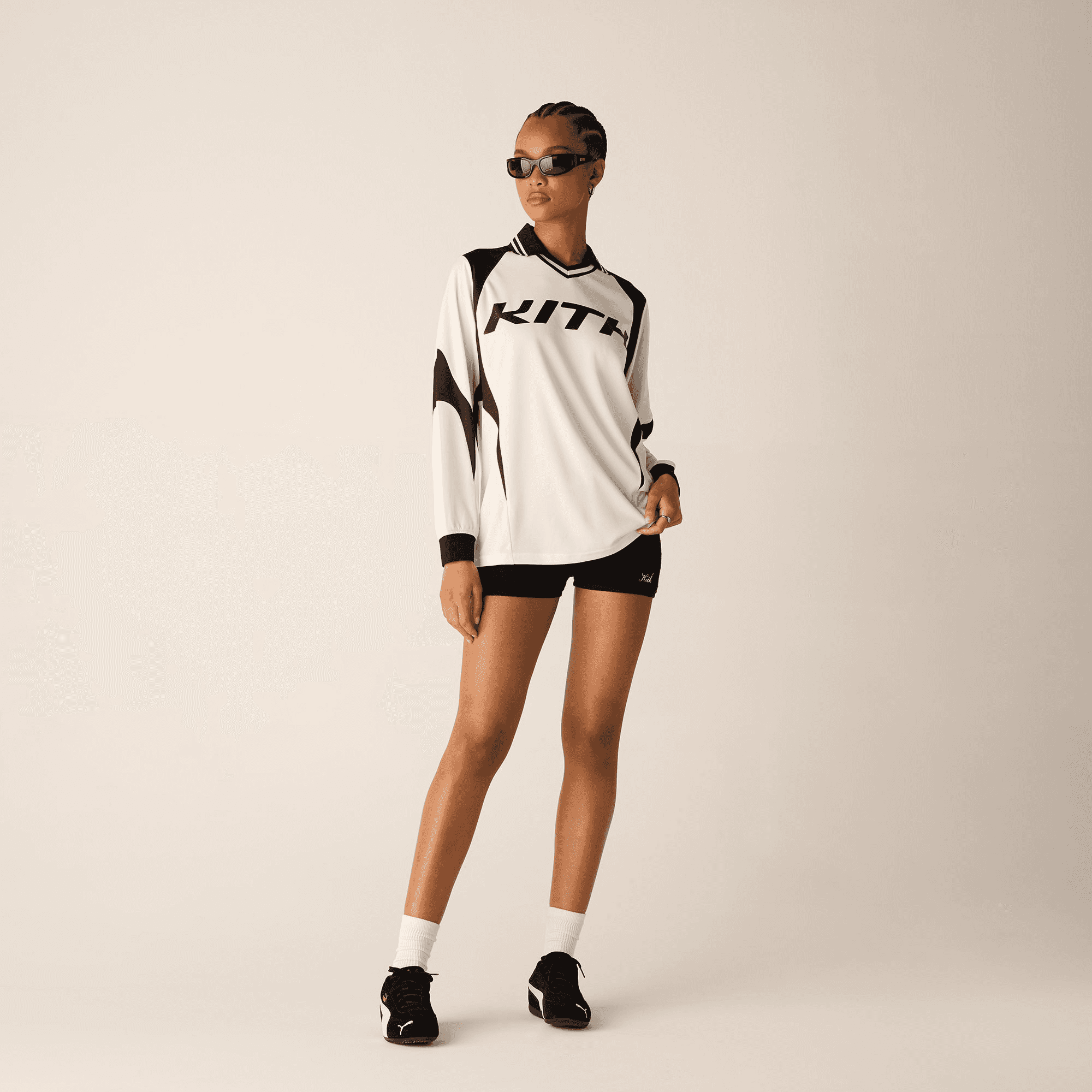 Kith Women Cujo Seamed Jersey - White — Image 5