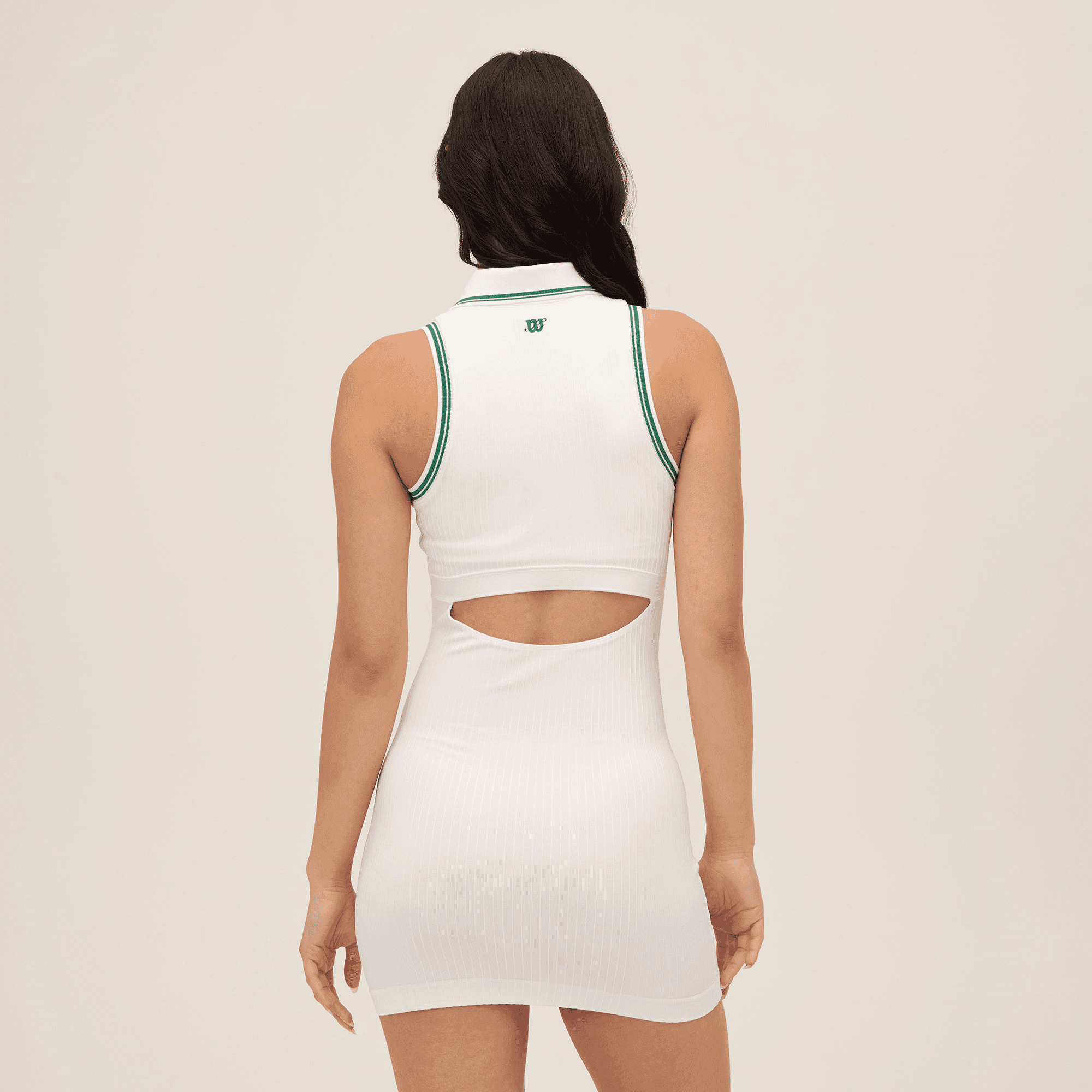 Kith Women for Wilson Seamless Polo Dress - White — Image 4