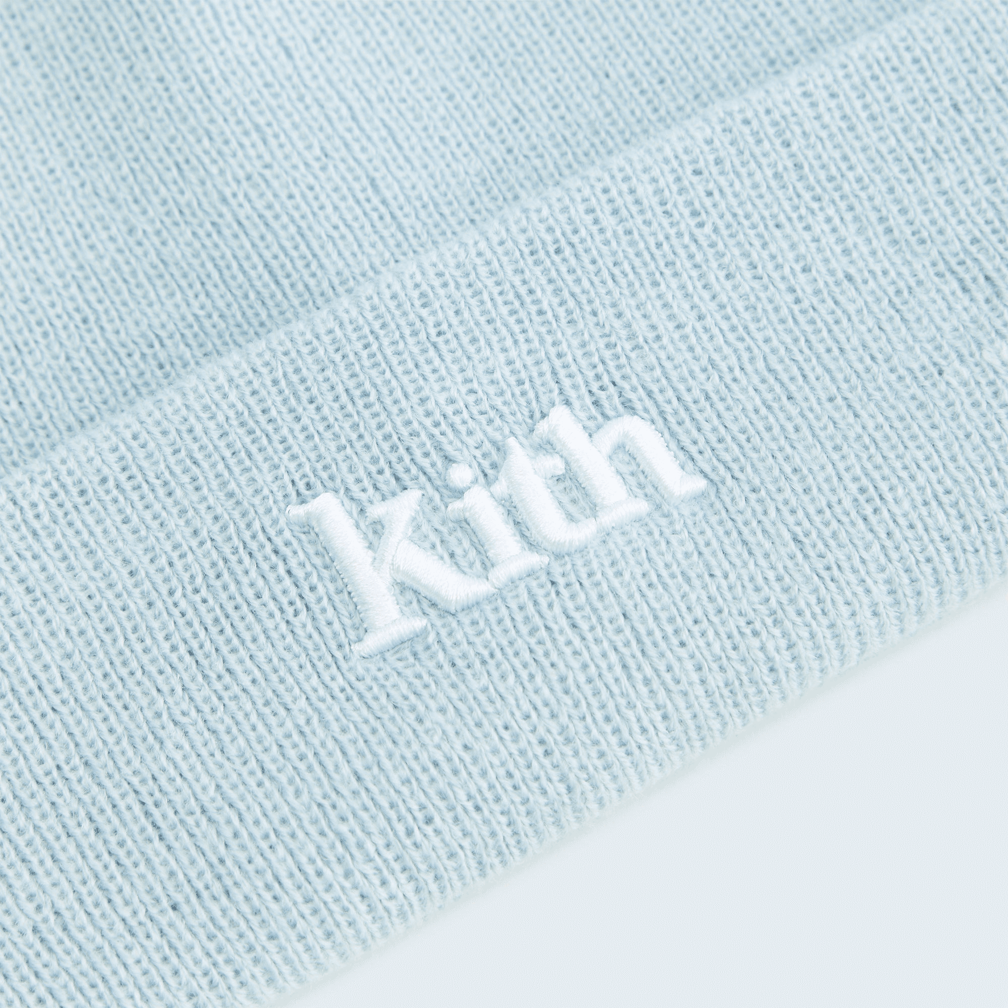 Kith Kids Classic Serif Logo Beanie - Summit — Image 2