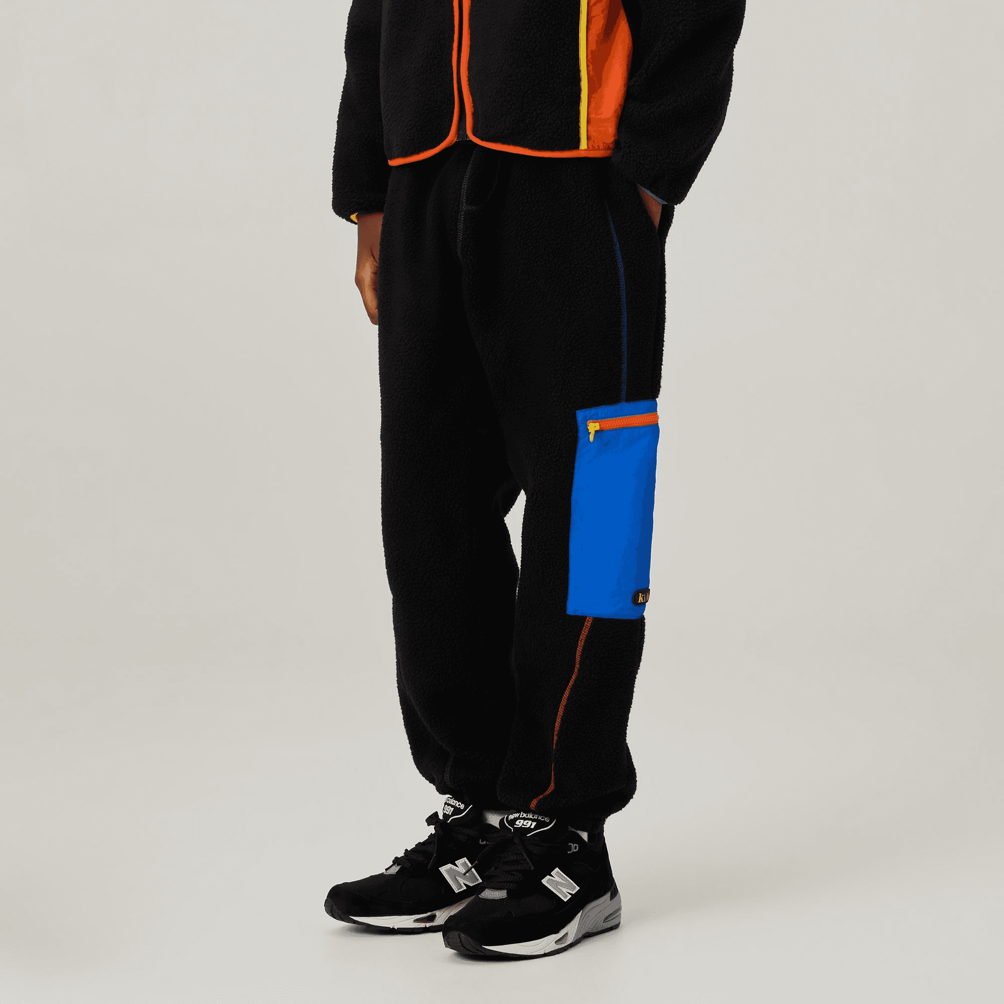 Kith Kids Sherpa Nelson Cargo Pant - Black — Image 4