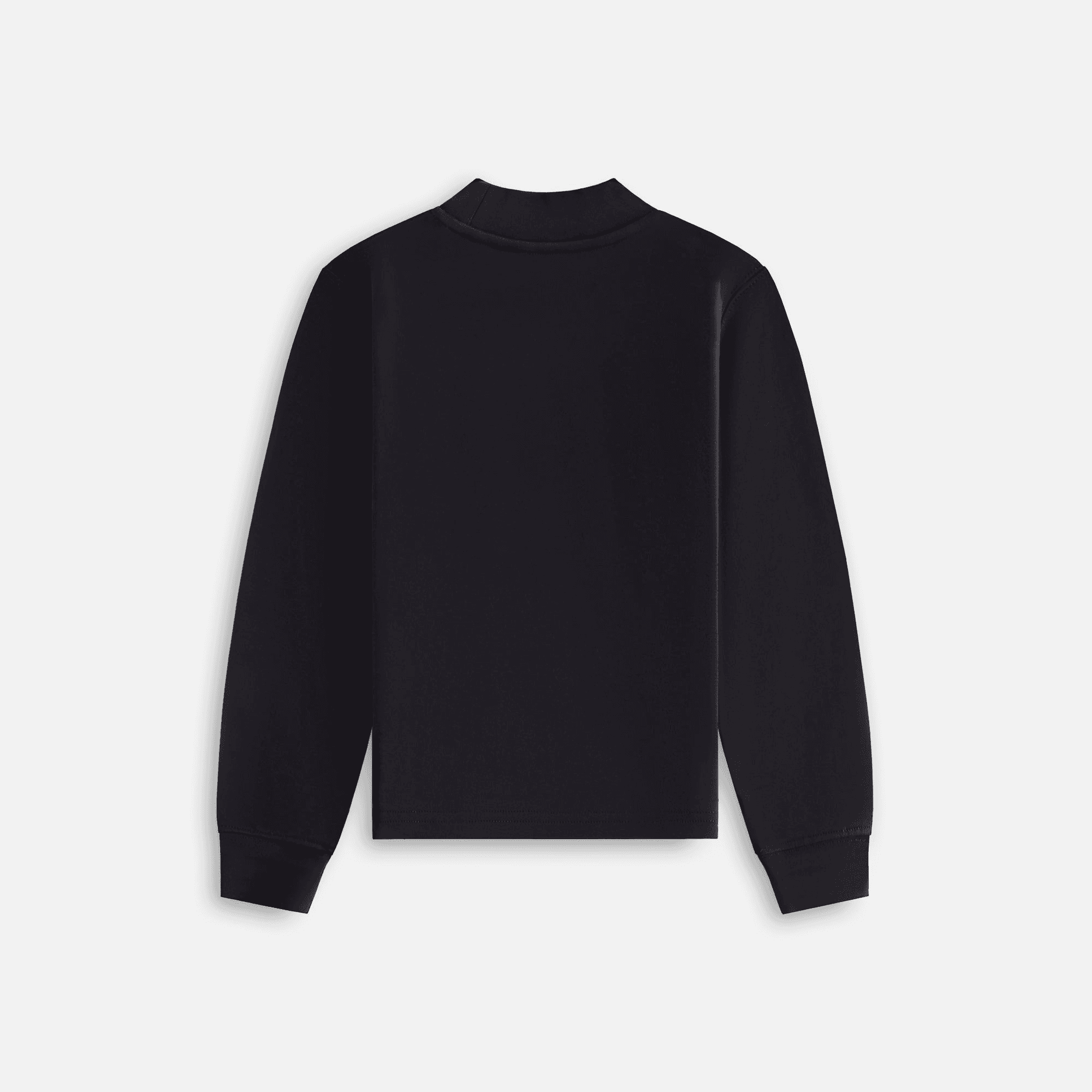 Kith Kids Classic Long Sleeve Mock Neck Tee - Black — Image 4