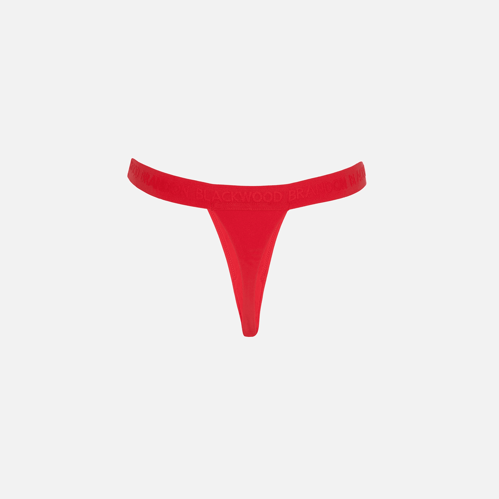 Brandon Blackwood Logo Swim Thong - Red — Image 3
