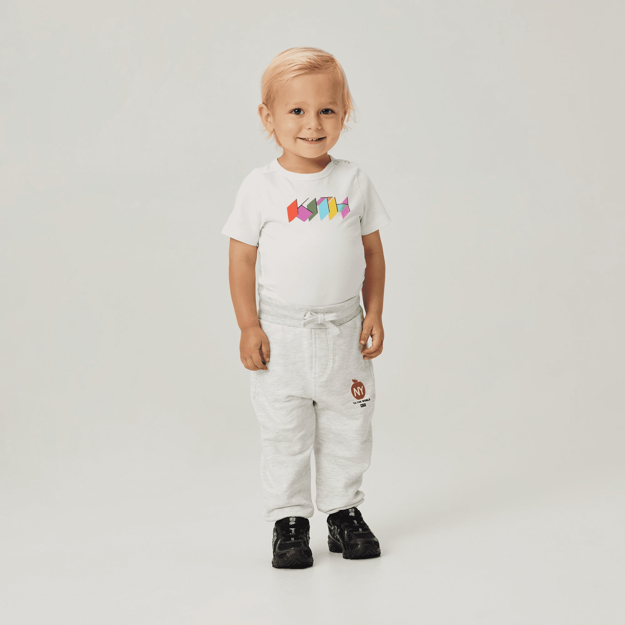 Kith Baby Novelty Logo Graphic Bodysuit - White — Image 4