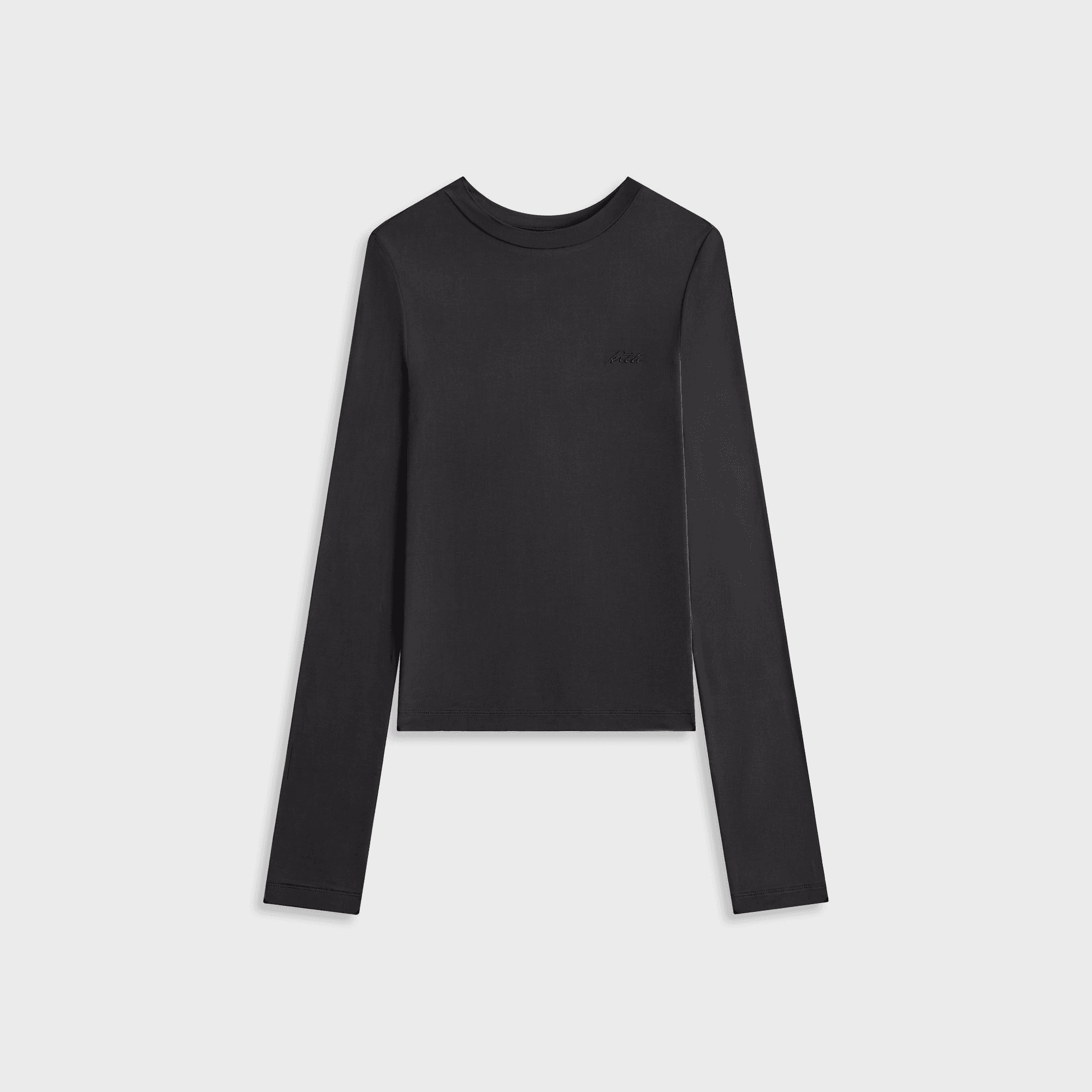 Kith Women Nori Cupro Long Sleeve - Black