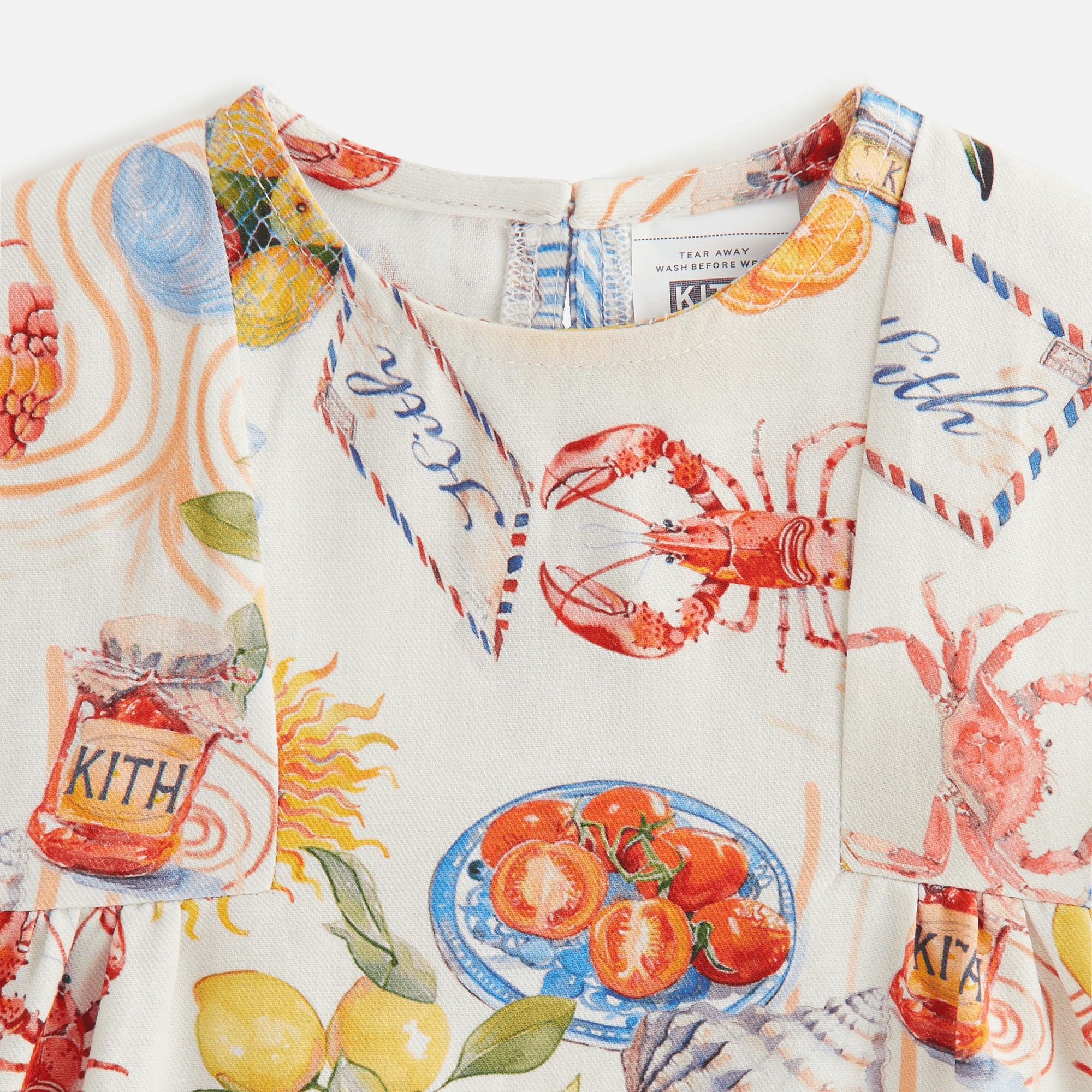 Kith Baby Summer Picnic Dress Bloomer Set - Sandrift — Image 3