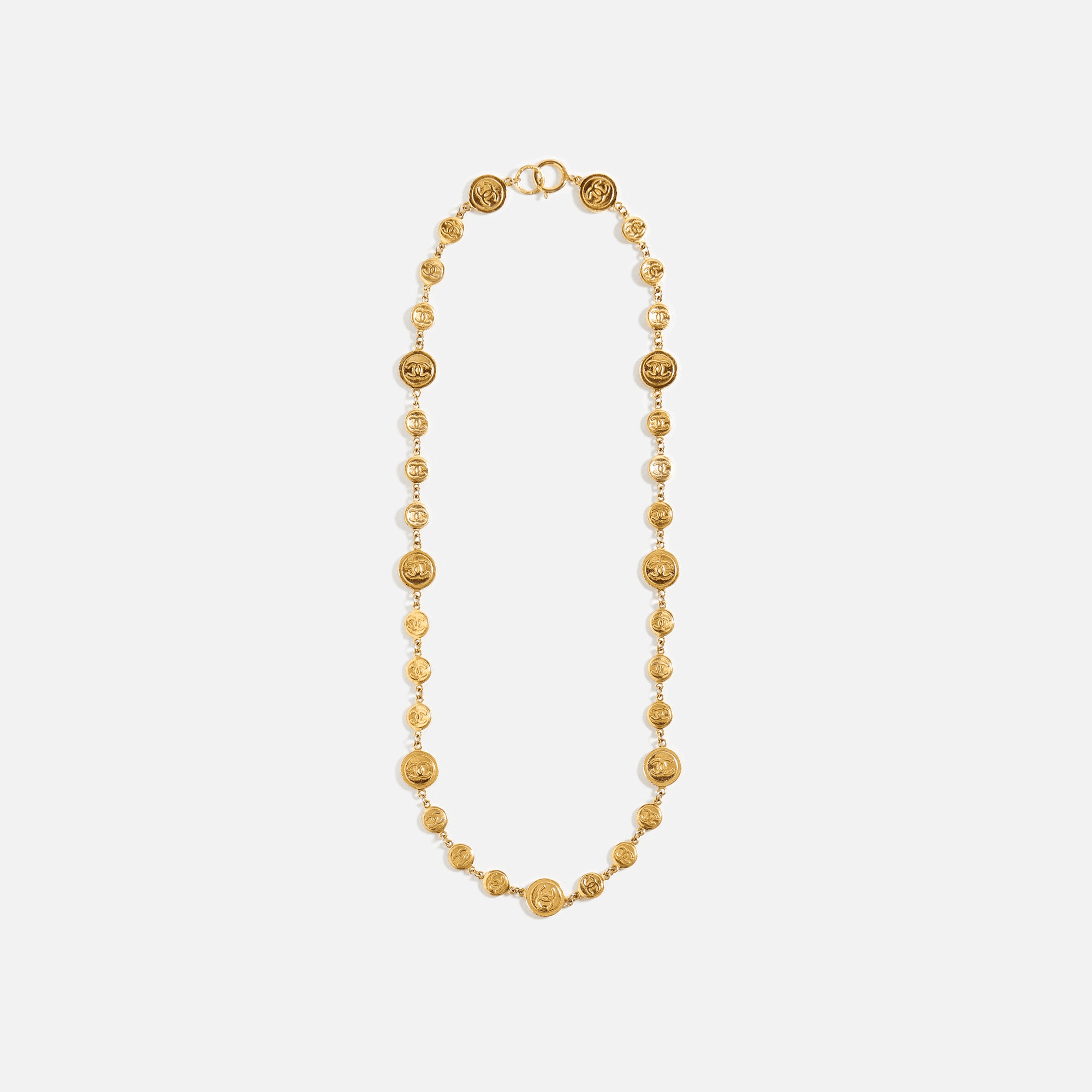 WGACA x Chanel Small Coins Necklace - Gold