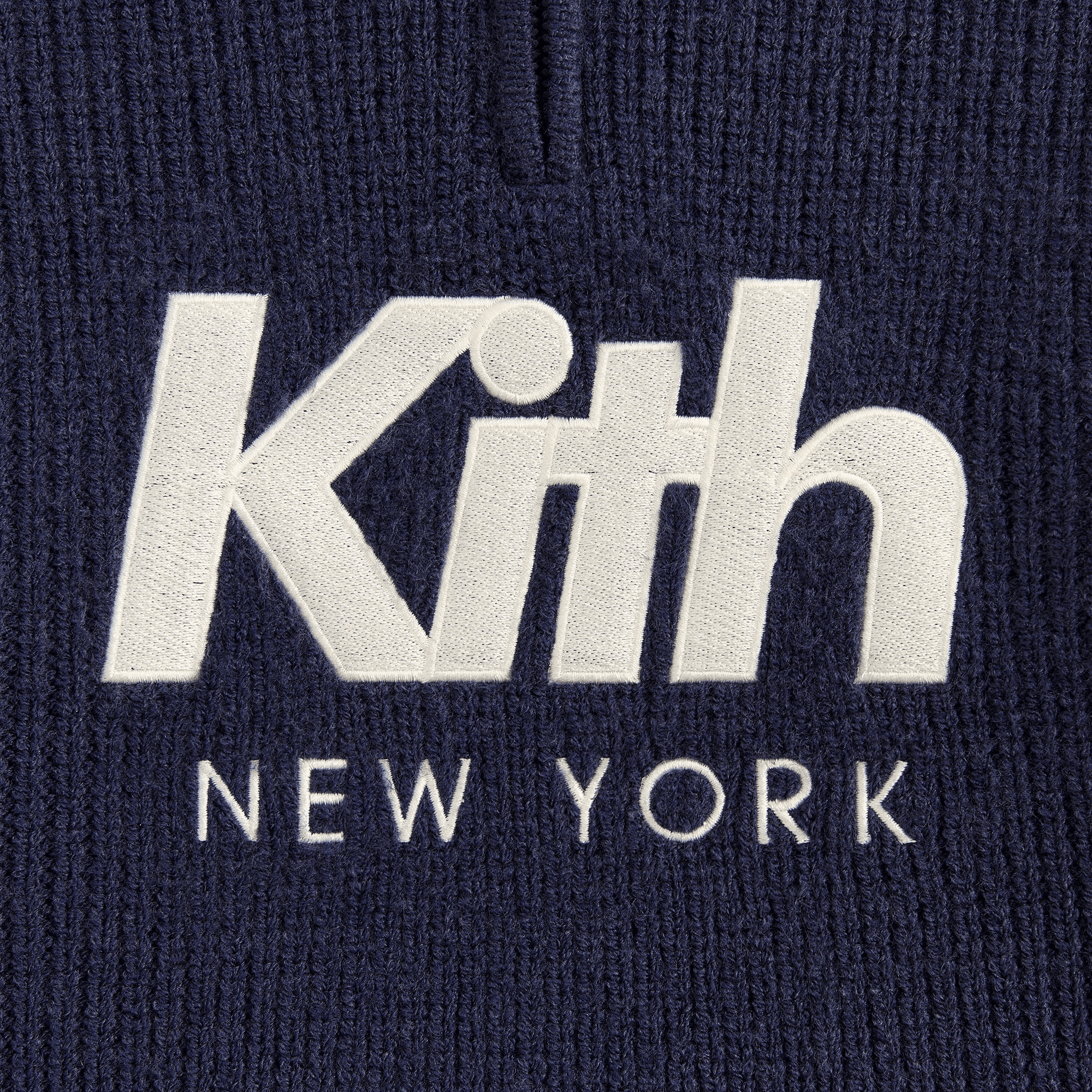 Kith Kids Sweater Rib Hunter Quarter Zip - Nocturnal — Image 2