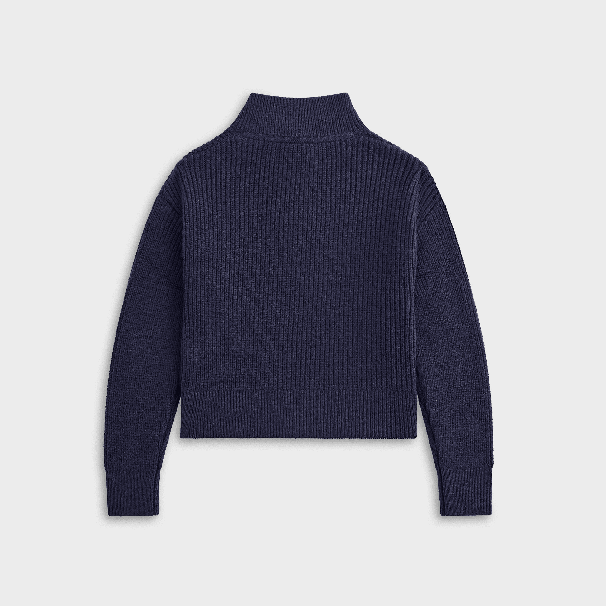 Kith Kids Sweater Rib Hunter Quarter Zip - Nocturnal — Image 4