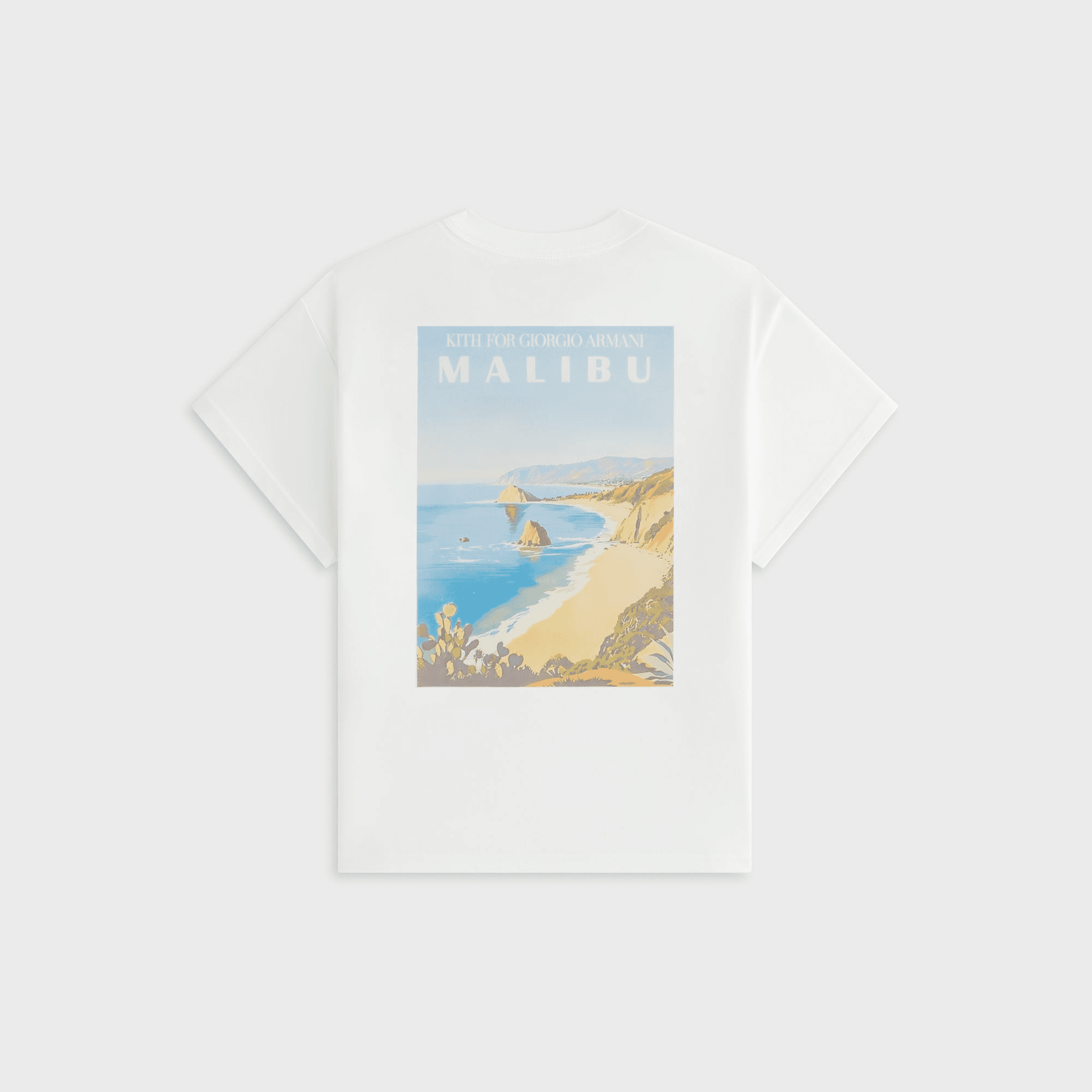Giorgio Armani & Kith Women Malibu Mulberry Tee - White — Image 7