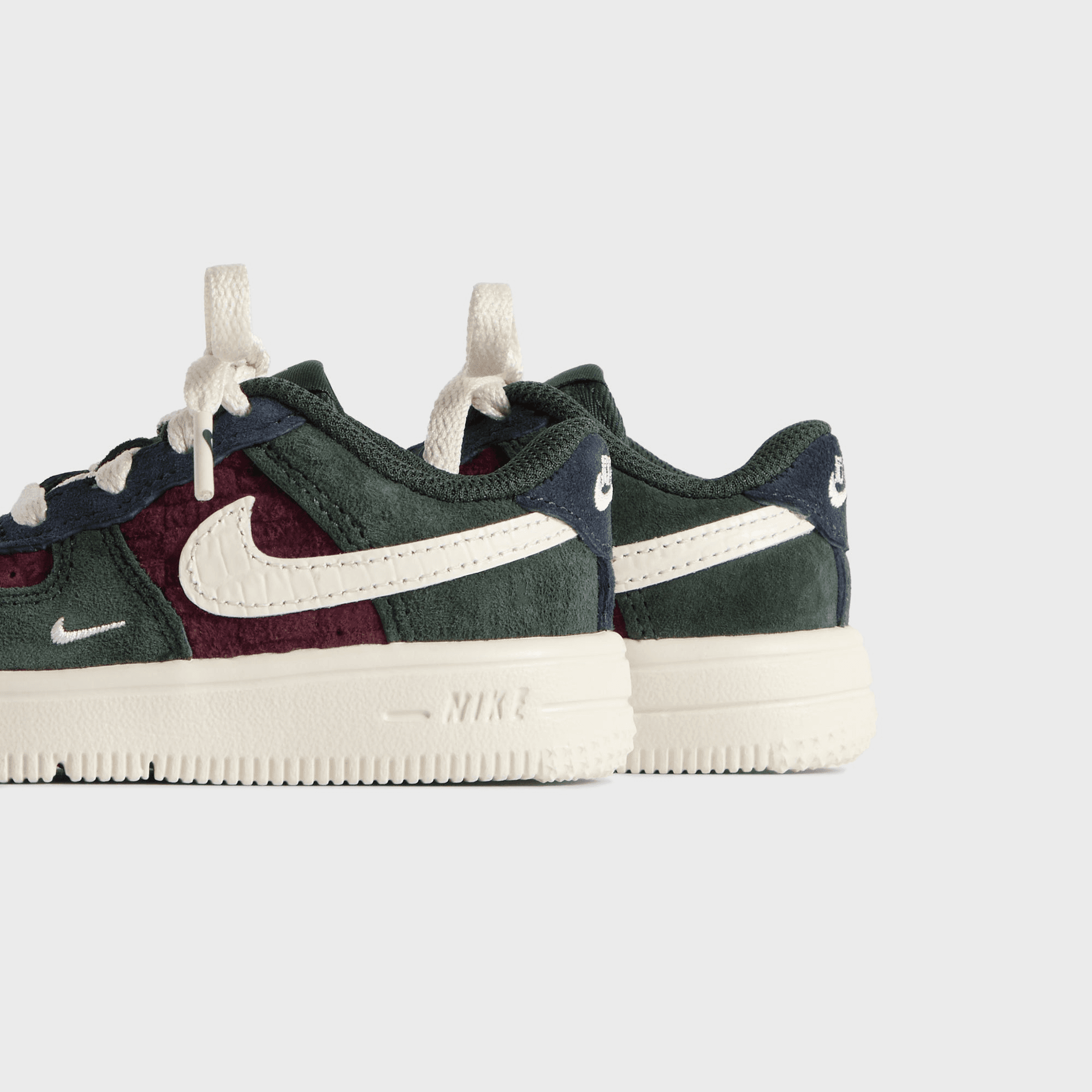 Kith for Nike TD Air Force 1 Low Lace - Night Maroon / Phantom — Image 7