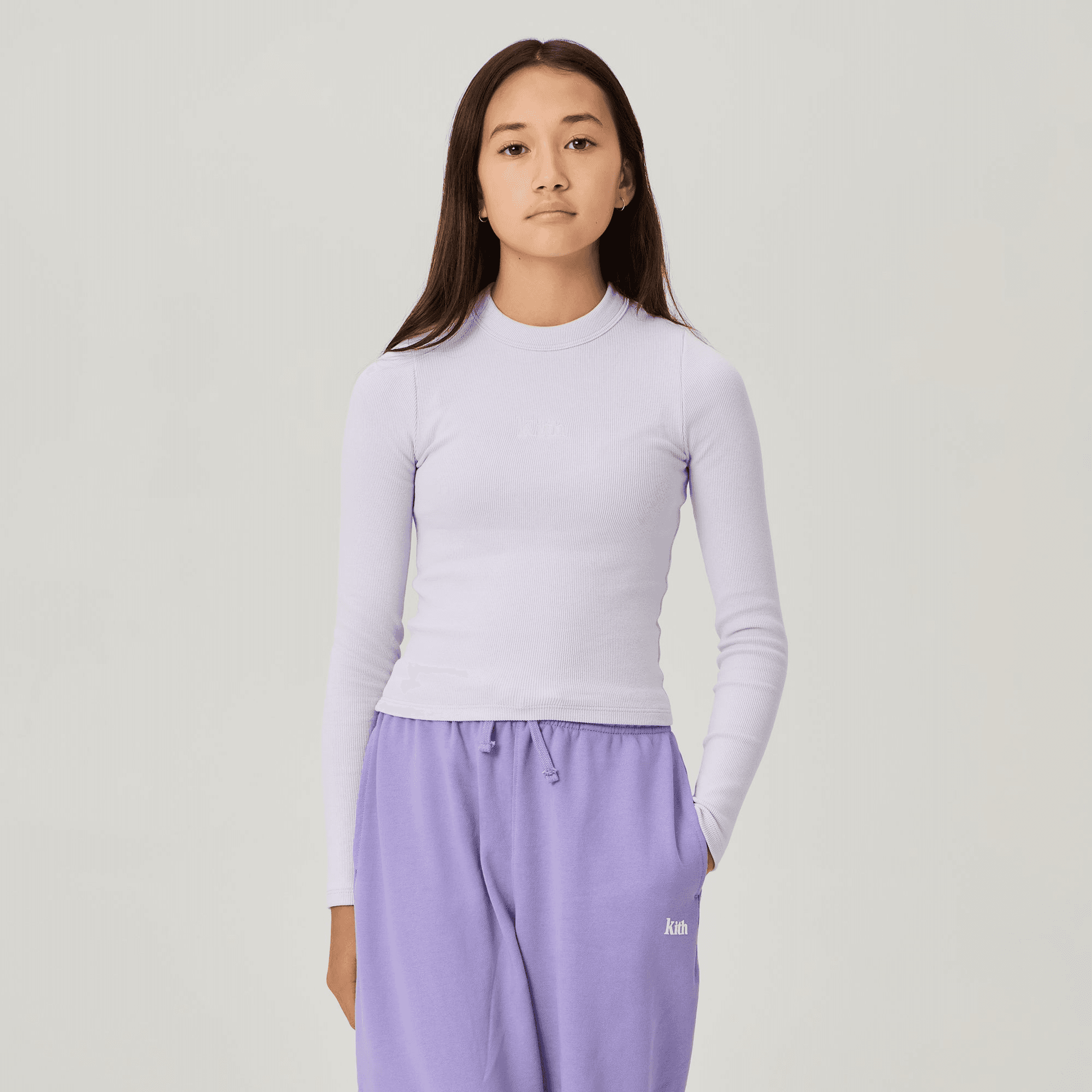 Kith Kids Long Sleeve Mulberry III Tee - Link — Image 4