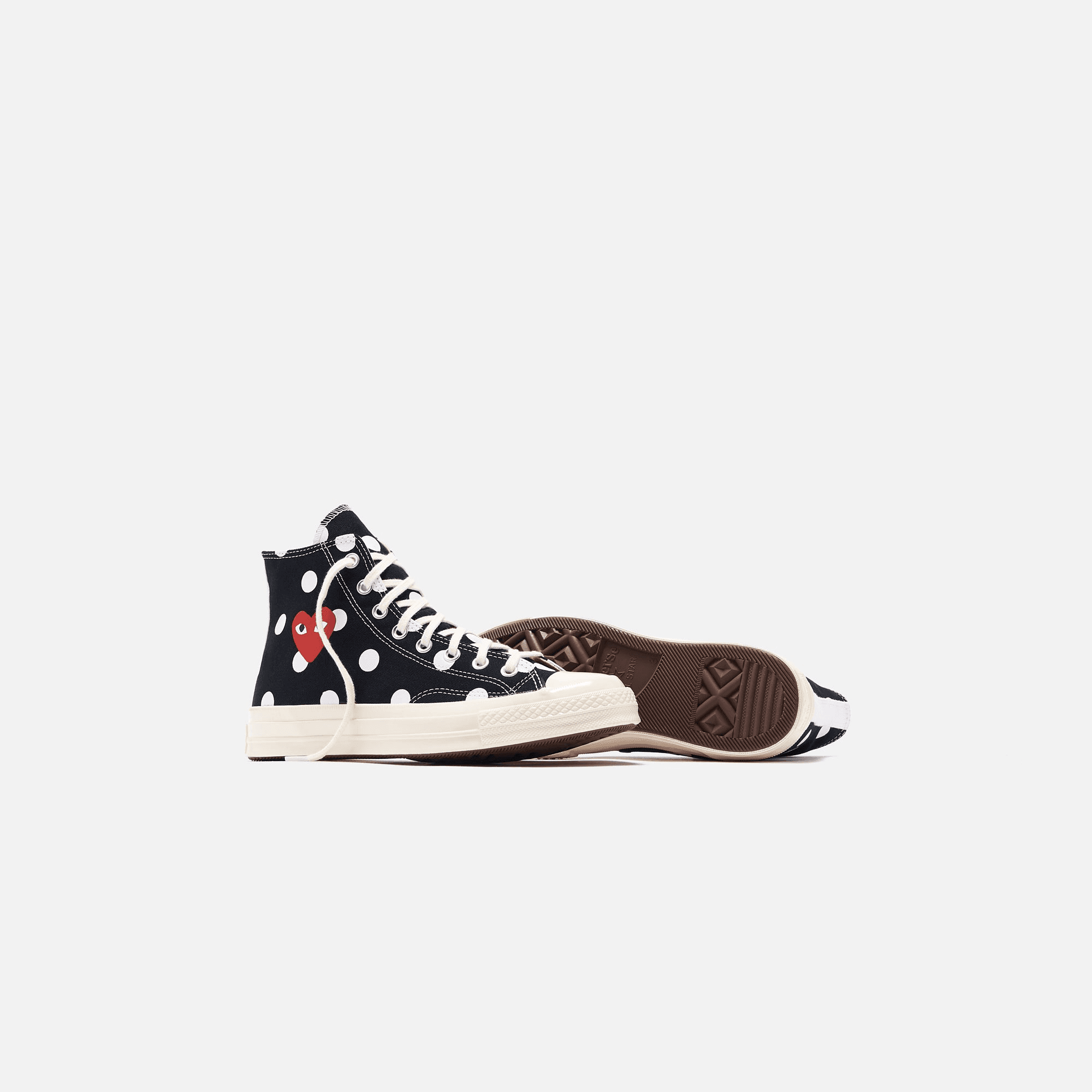 Converse x Comme des Garçons CDG Play Chuck Taylor High - Polka Dot / Black — Image 5