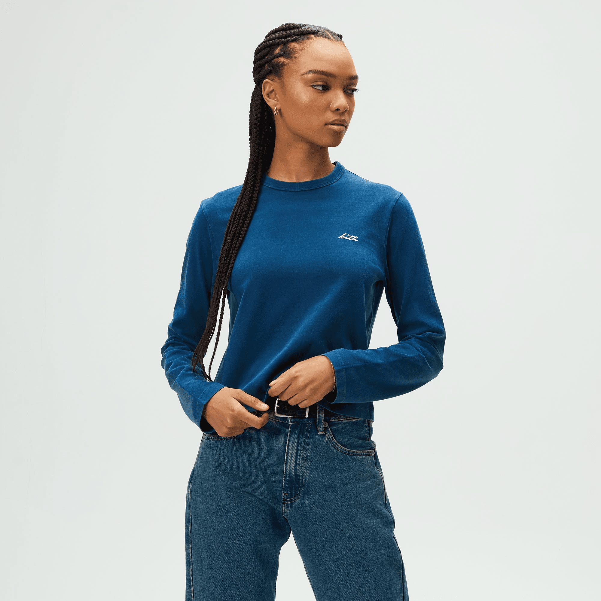 Kith Women Shrunken Jay Long Sleeve - Process — Image 4