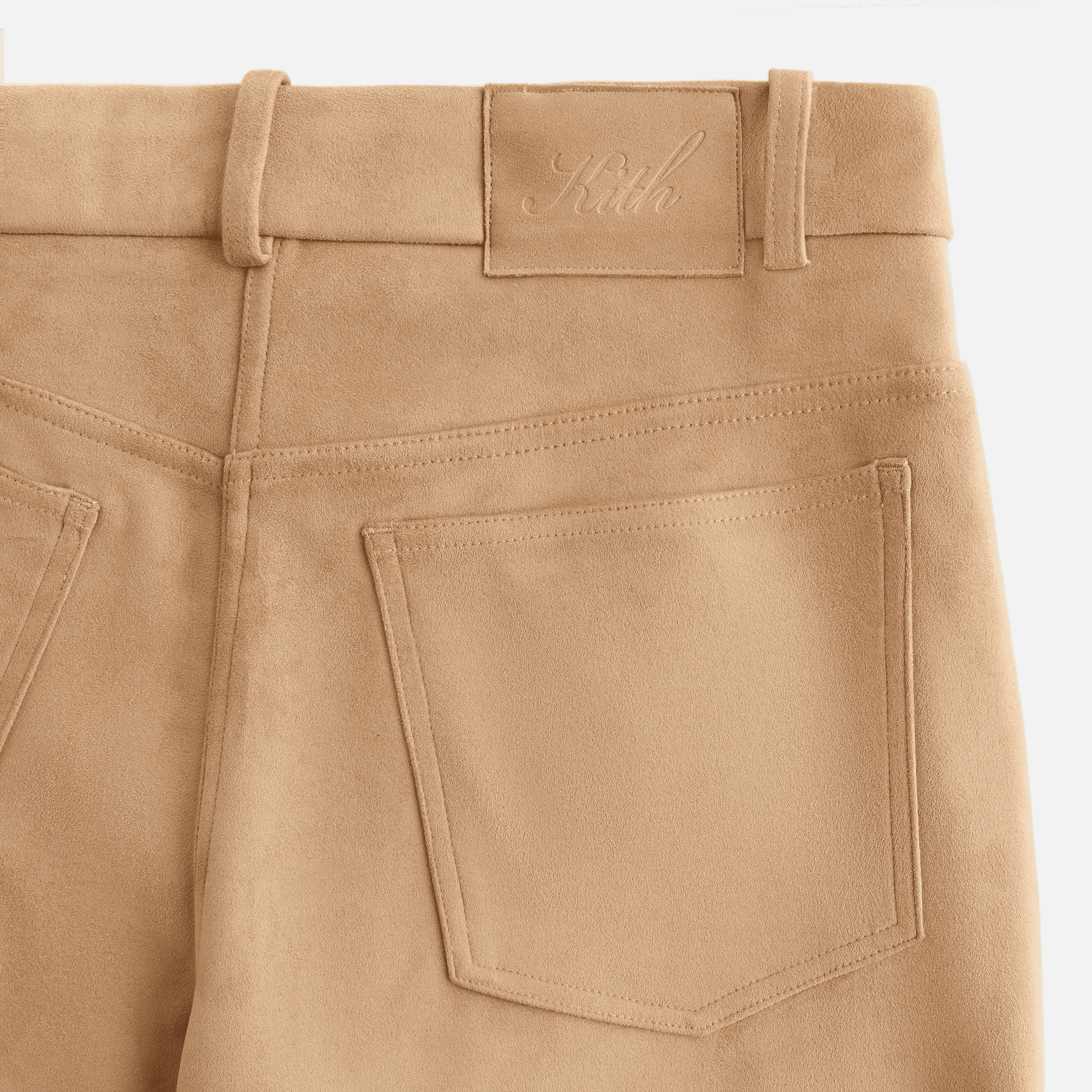 Kith Women Miren Microsuede Five Pocket Pant - Birch — Image 3