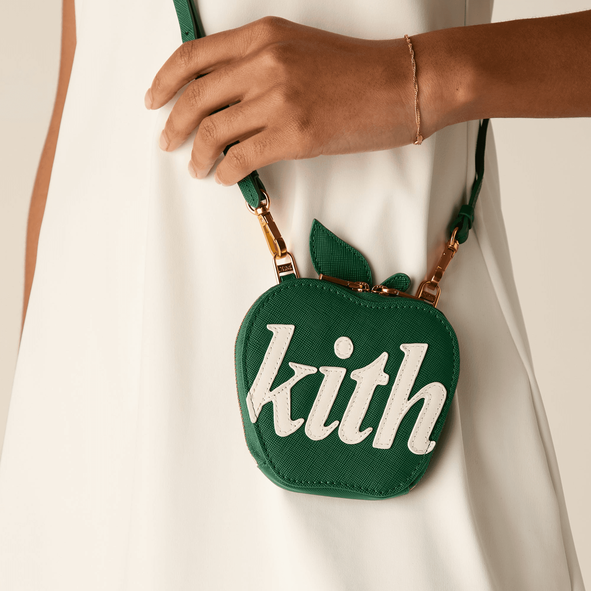 Kith Women Leather Apple Pouch - Newt — Image 3