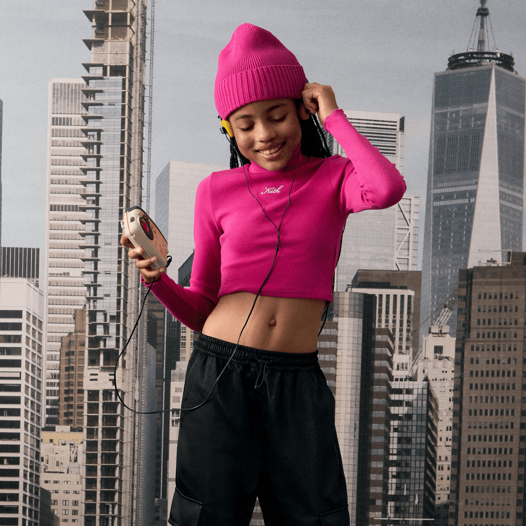 Kith Kids Ribbed Turtleneck - Camellia — Image 4