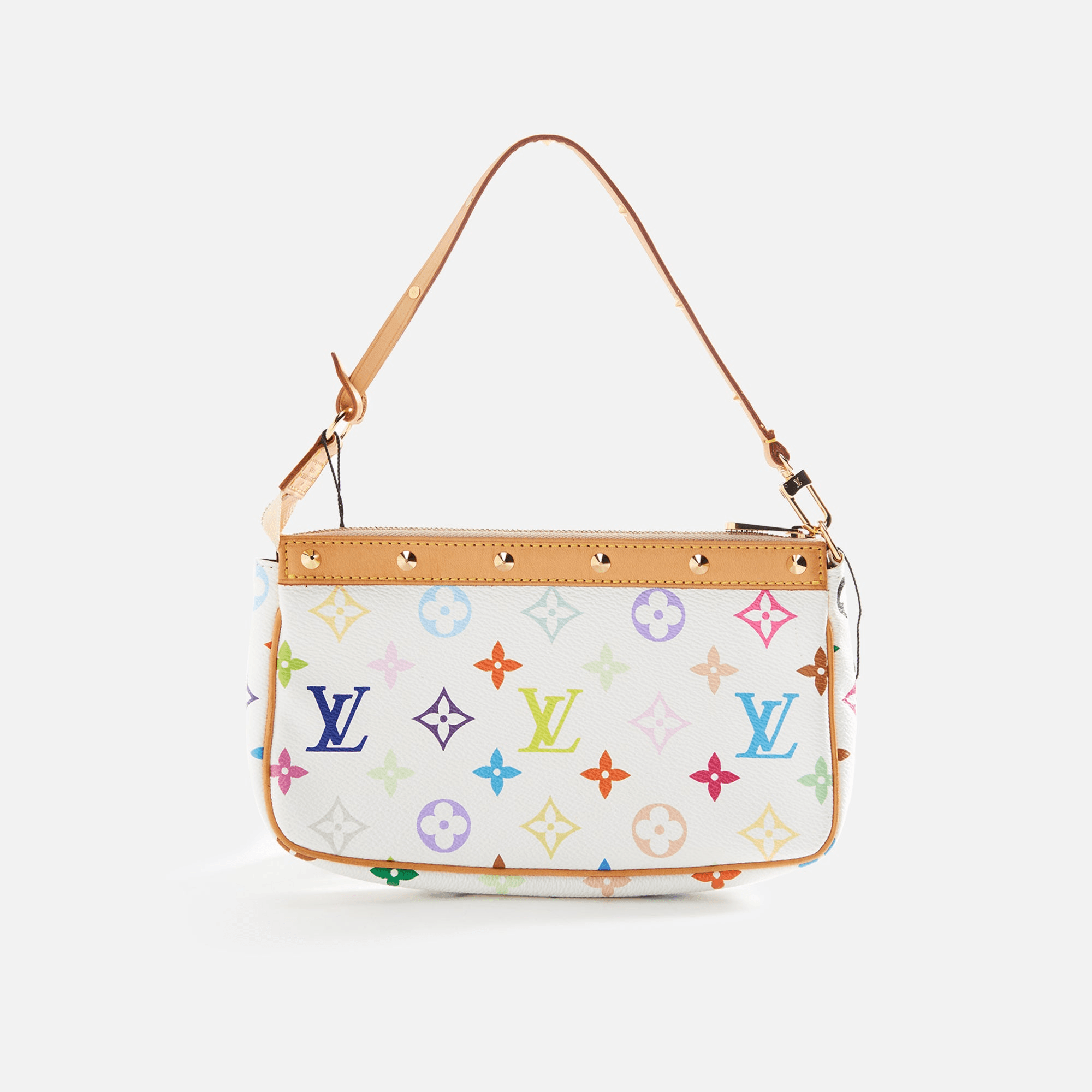 WGACA Louis Vuitton Pochette - White / Multi — Image 2