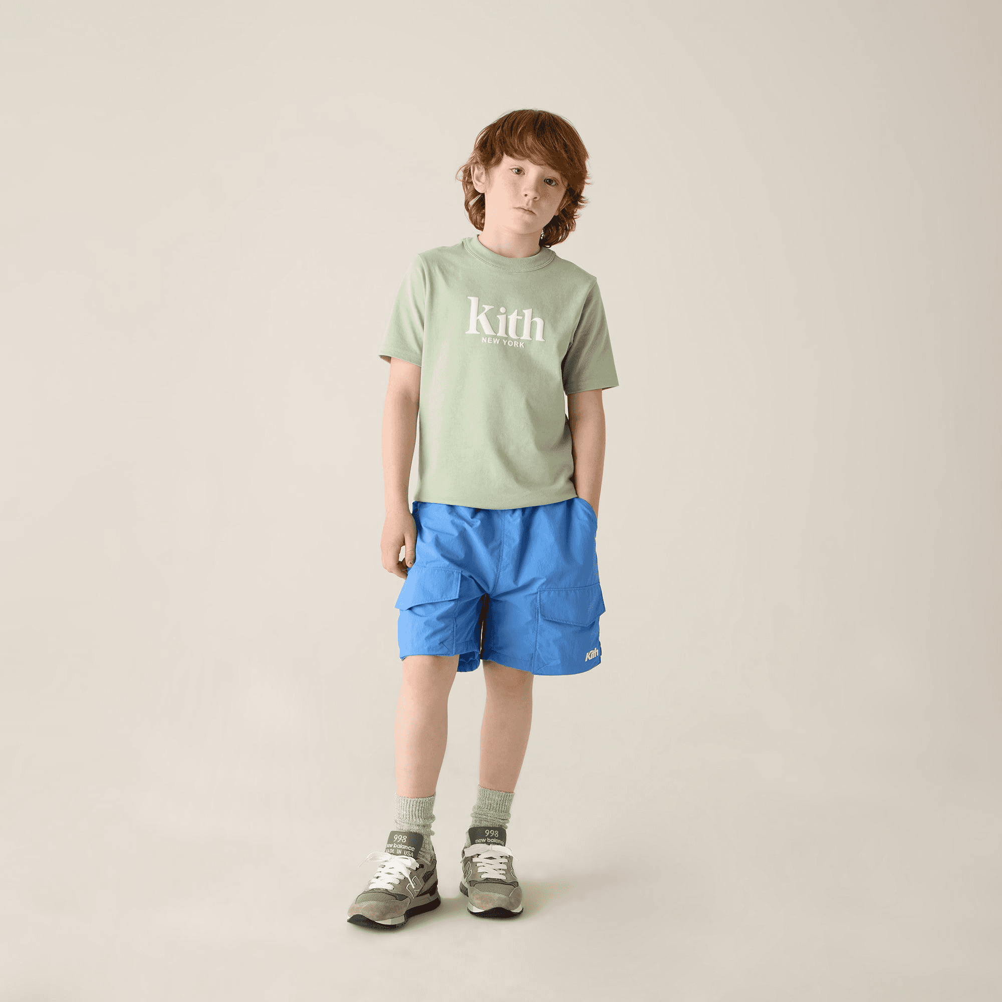 Kith Kids Classic Mott Tee - Tranquility — Image 5