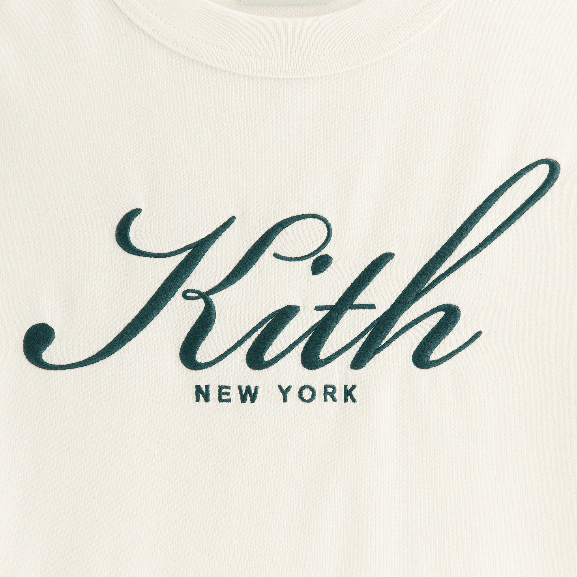 Kith Women Mulberry Script Vintage New York Tee - Sandrift — Image 3