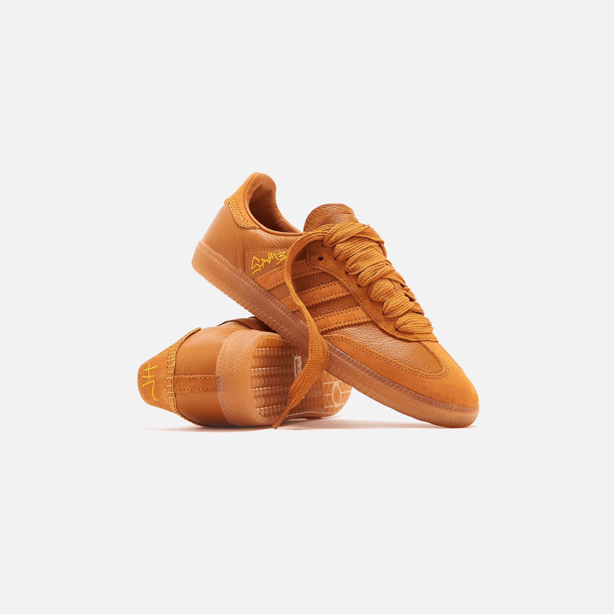 adidas Consortium x Jonah Hill Samba - Craft Ochre / Tech Copper / Ecru Tint — Image 3