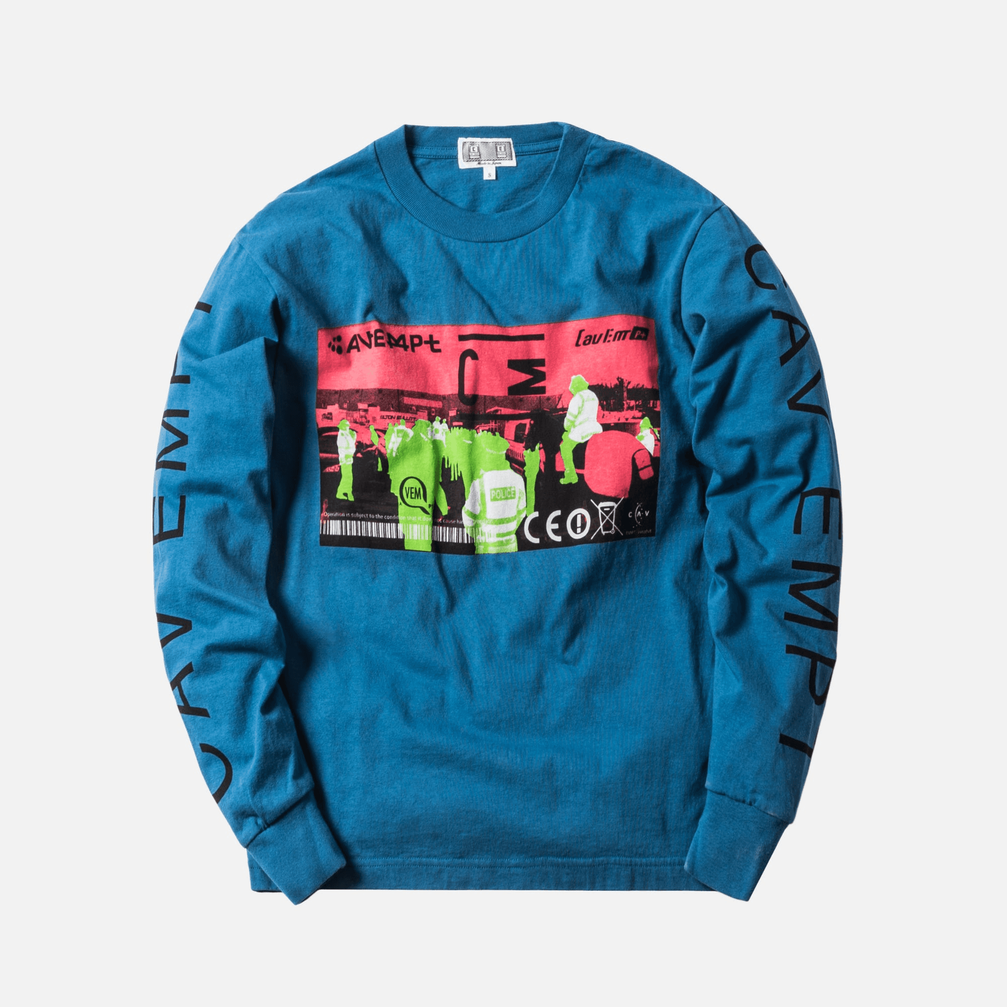Cav Empt CE!X L/S Tee -  Blue